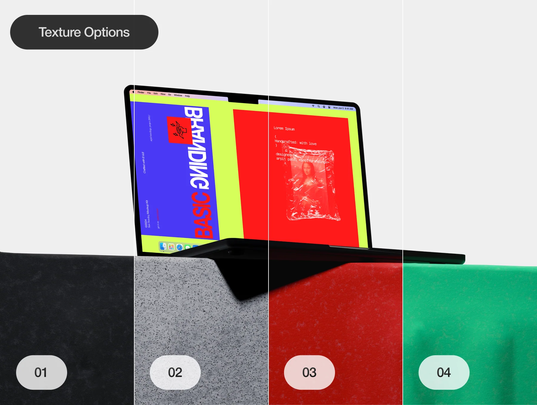 Macbook Pro Mockups - Basic Branding Mockup Kit 4