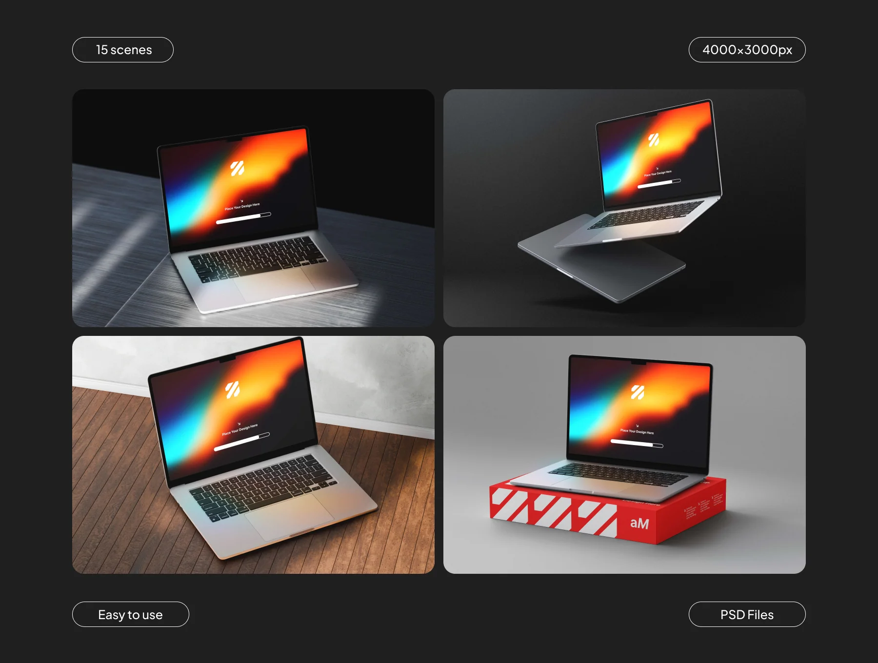 MacBook Mockups Collection 2