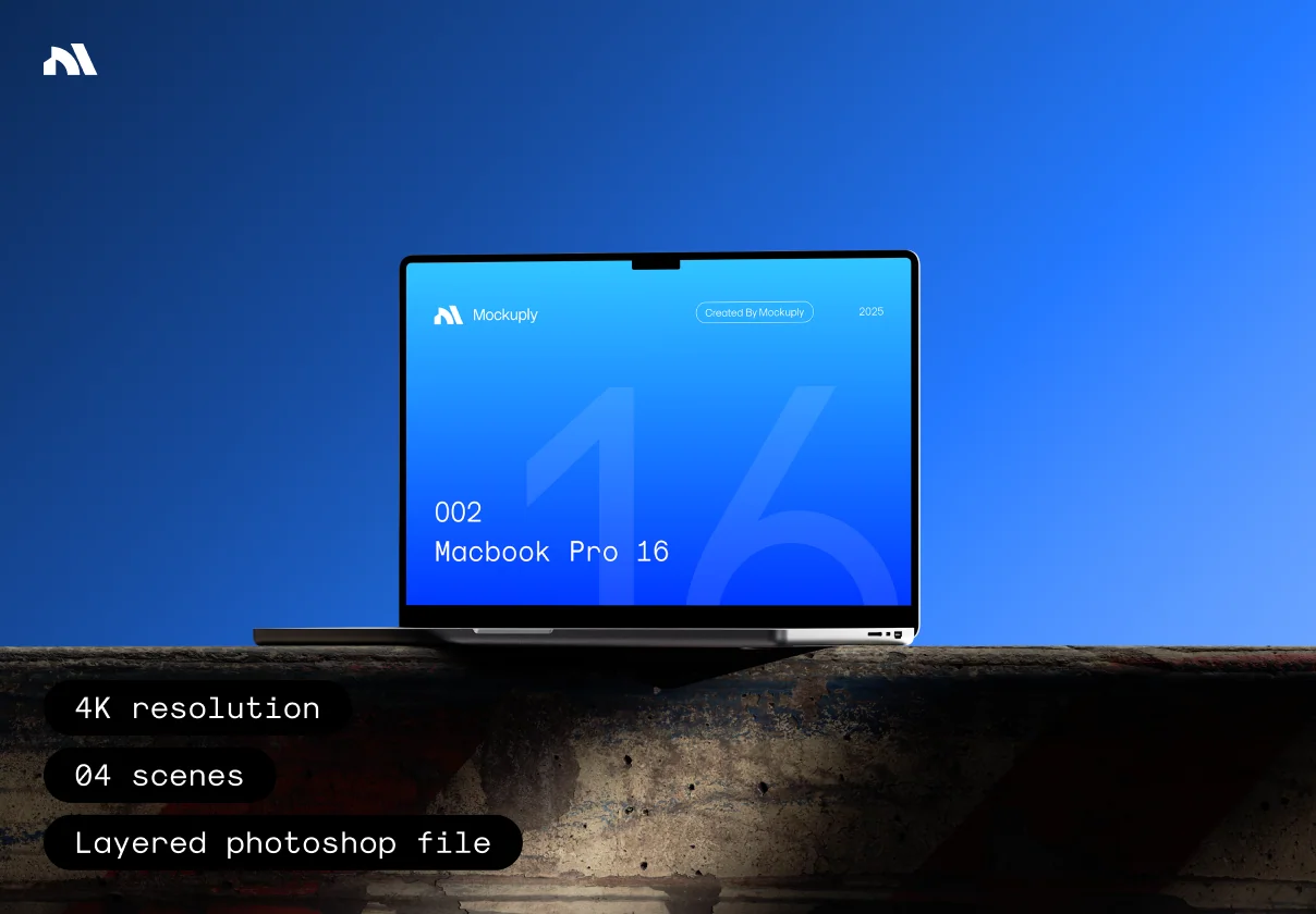 Macbook Pro 16 Mockup