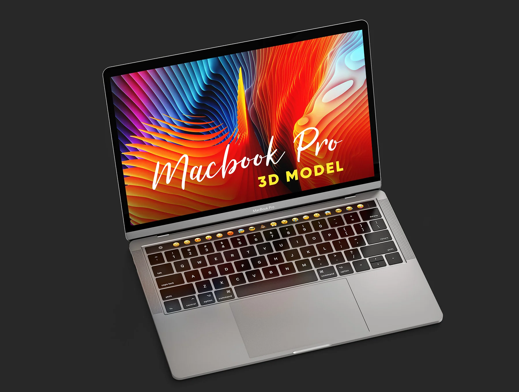 MacBook Pro 3D Model 3