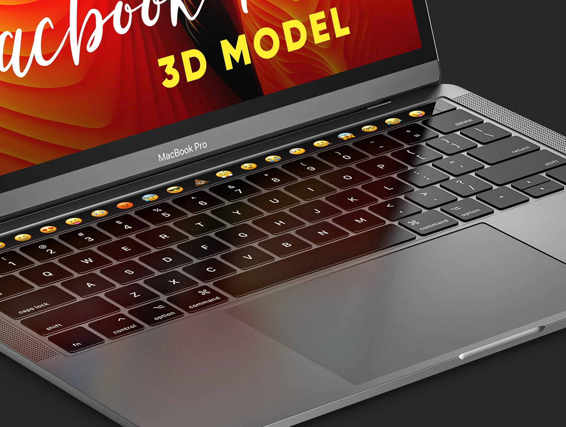MacBook Pro 3D Model 6
