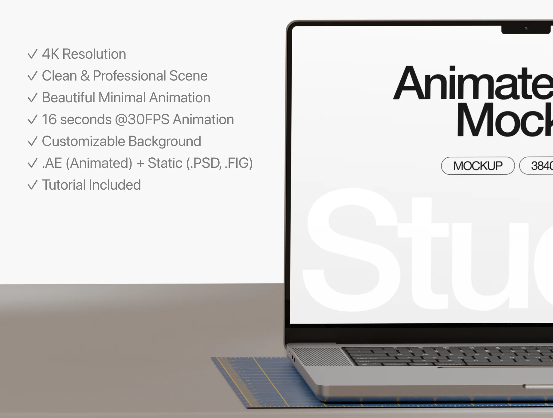 Macbook Pro Animated Mockup 4