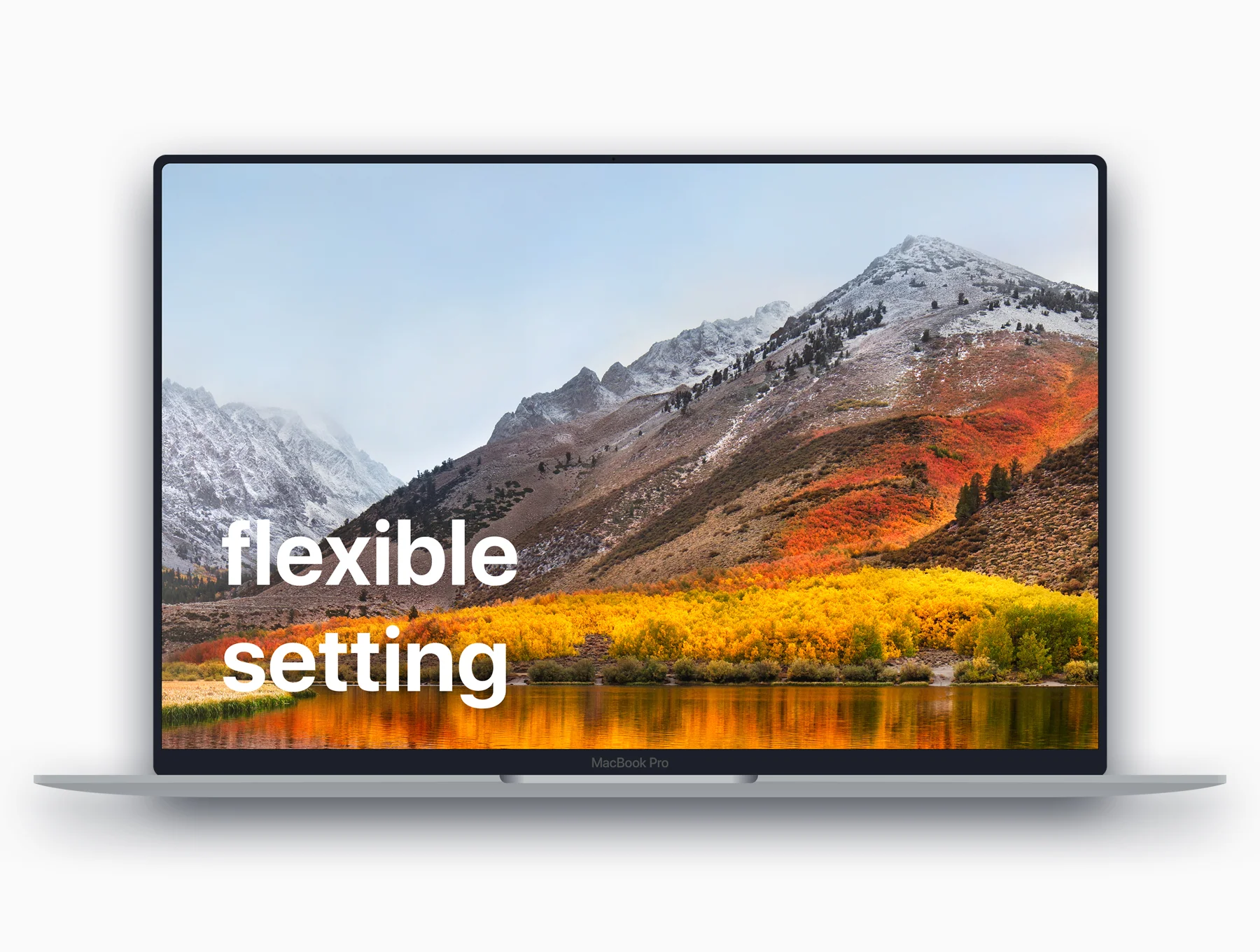 MacBook Pro Flat Mockup 2
