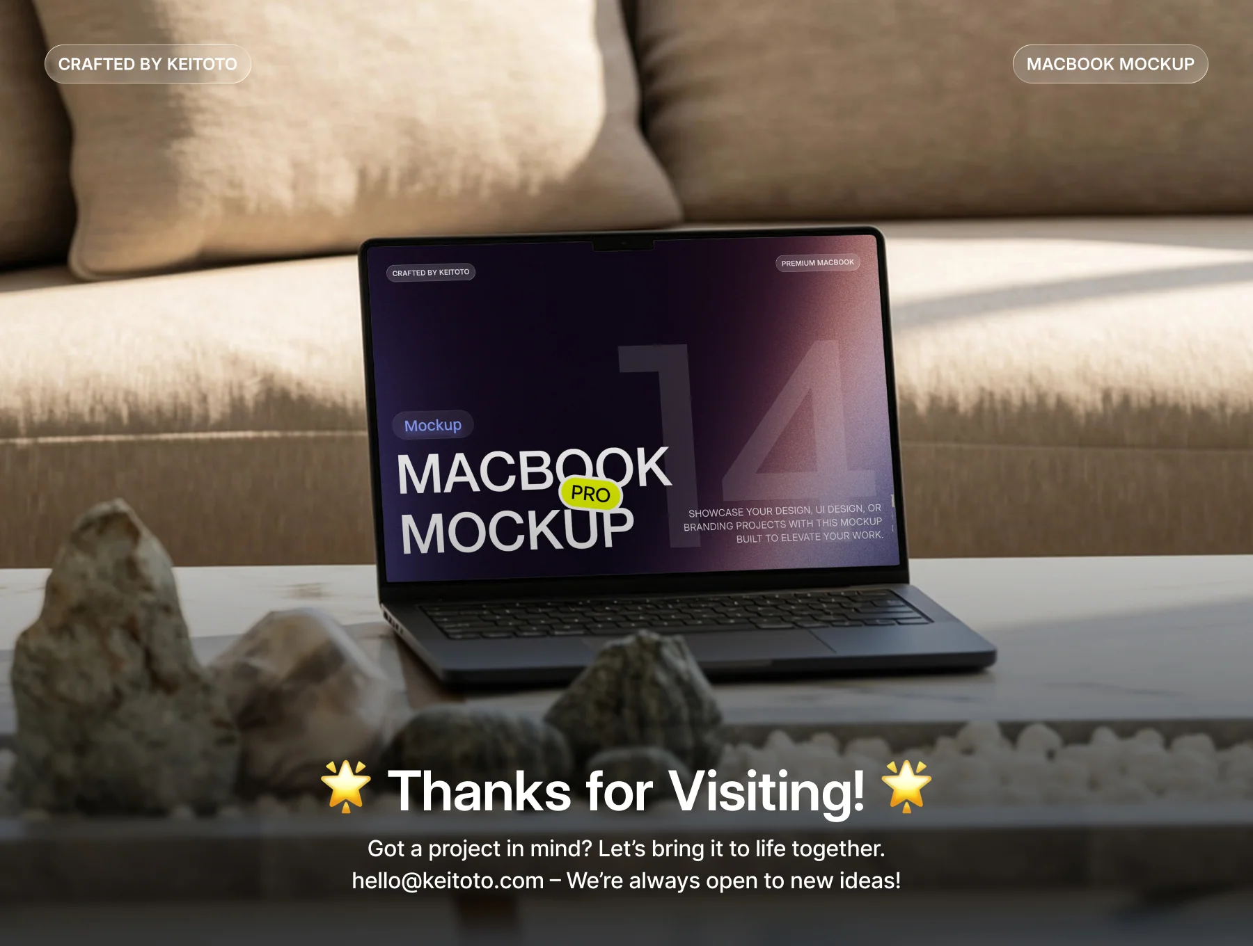 MacBook Pro M5 Mockup Luxury Marble Workspace Scene 4
