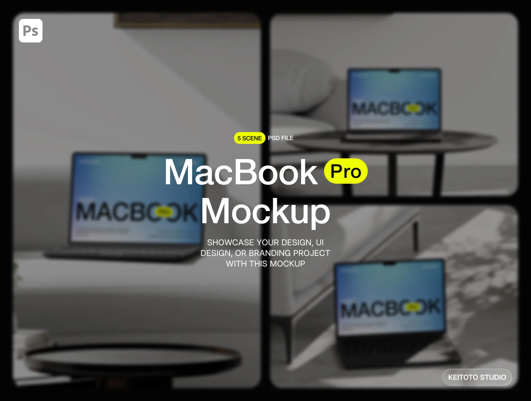 MacBook Pro Quiet Interior Mockup 2