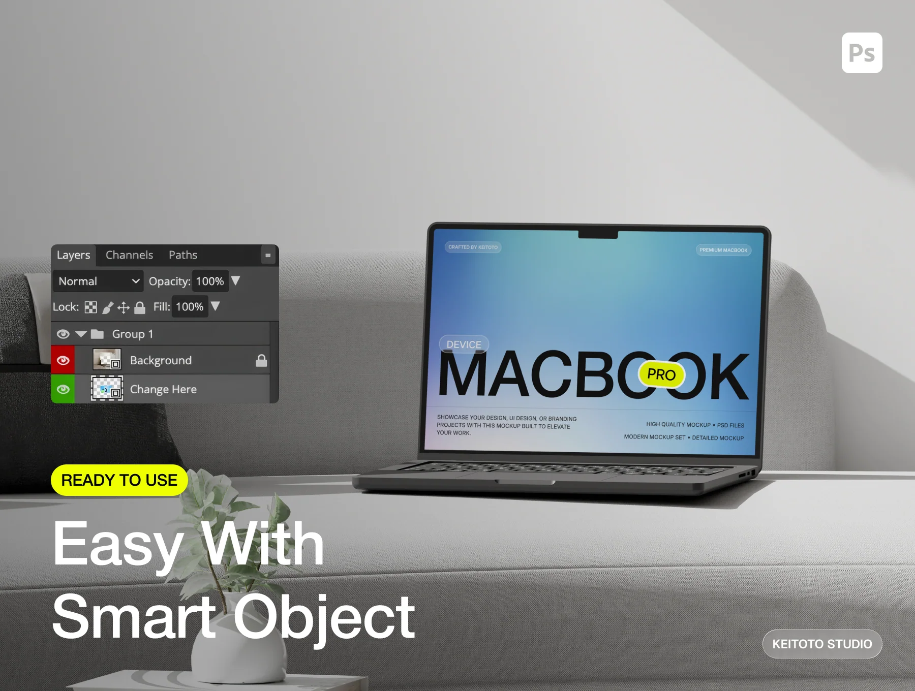 MacBook Pro Quiet Interior Mockup 3
