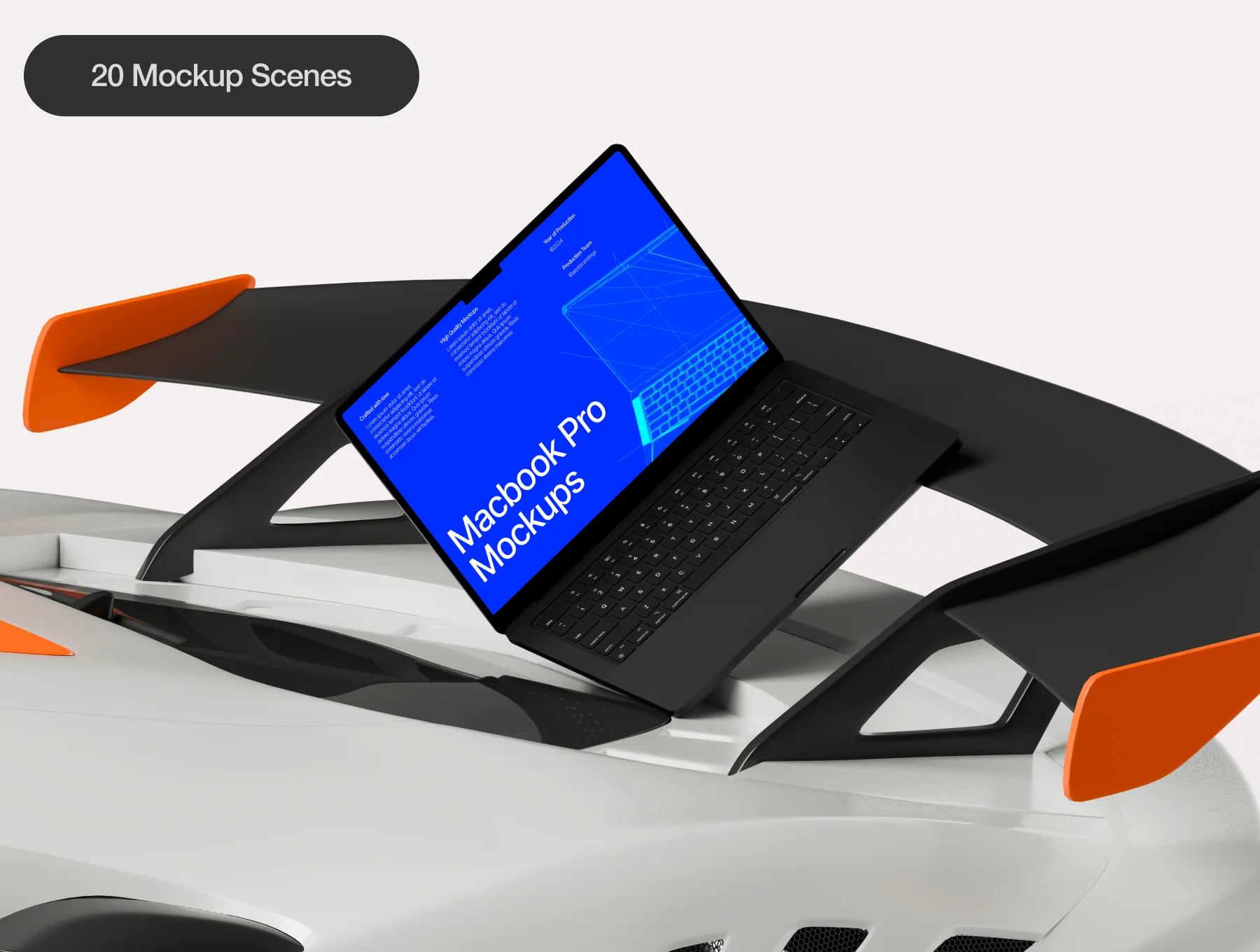 Macbook Pro Mockups: Automotive Edition 2