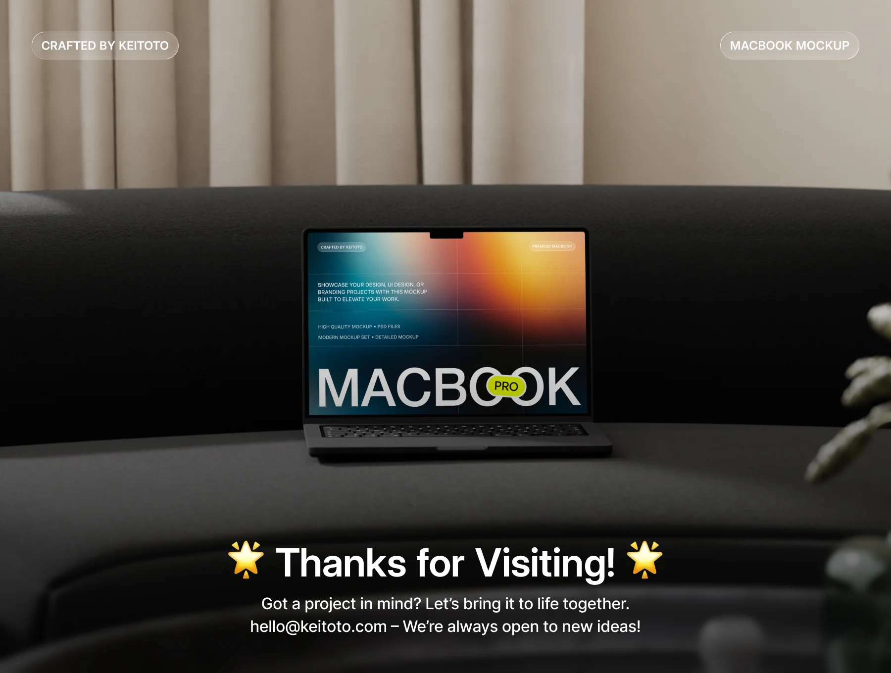 MacBook Pro Modern Lounge Presentation 4