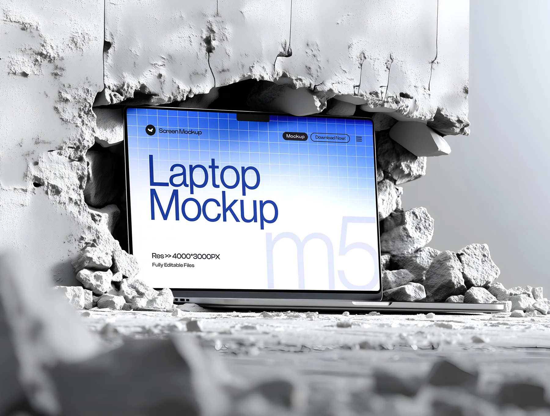 MacBook Pro Screen Mockup - 06 Scene 2