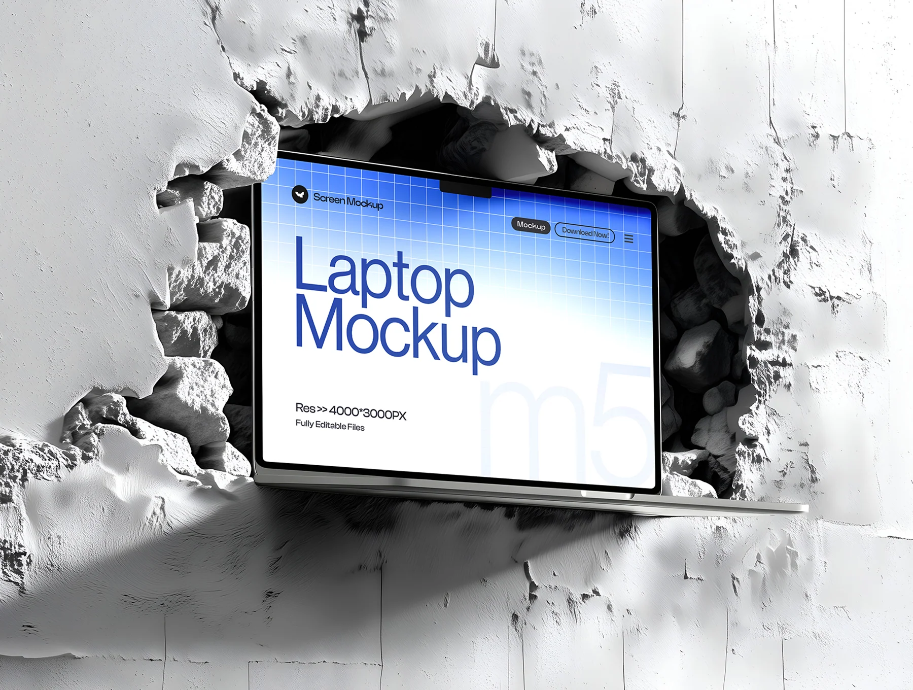 MacBook Pro Screen Mockup - 06 Scene 4