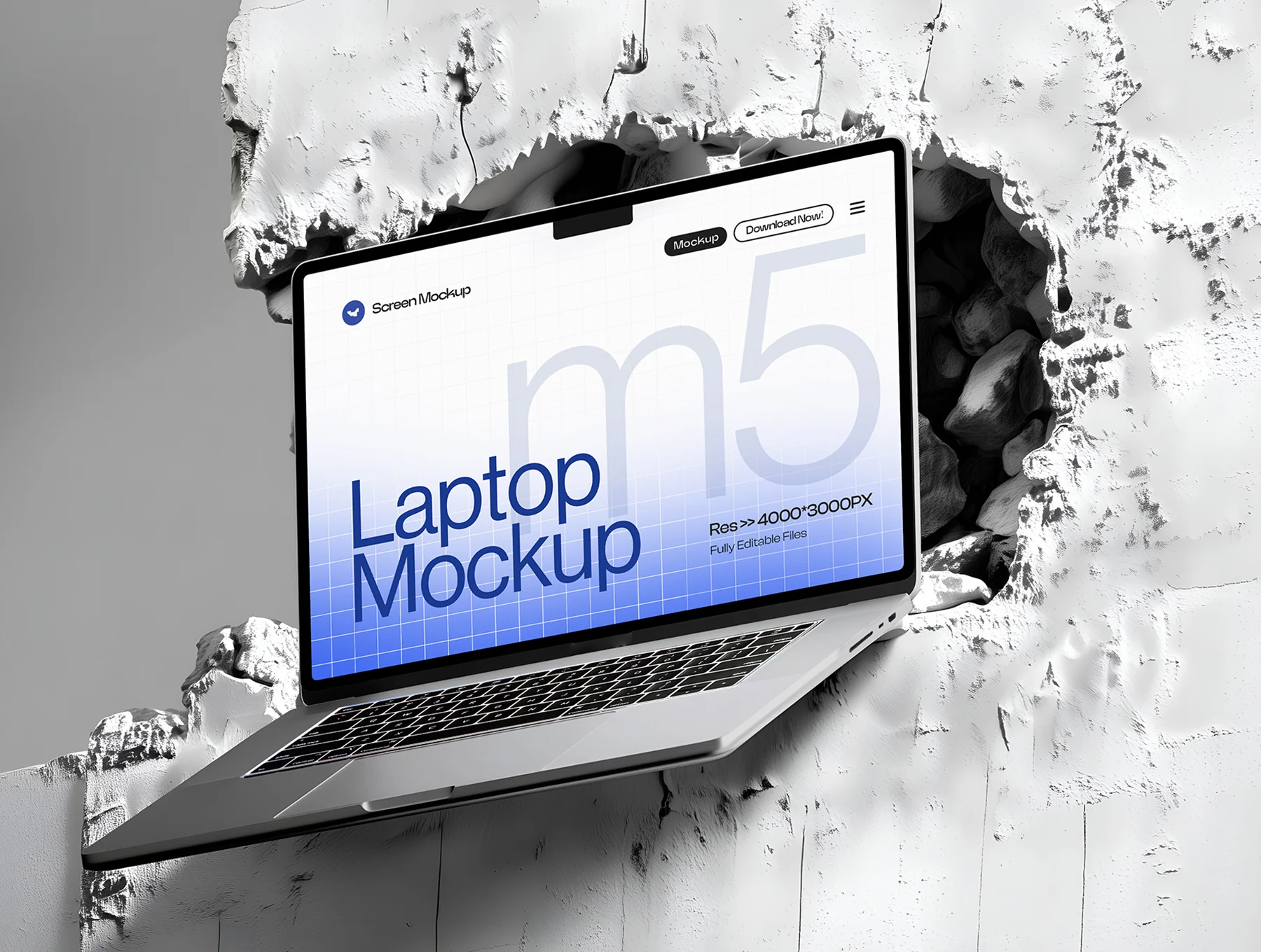 MacBook Pro Screen Mockup - 06 Scene 5