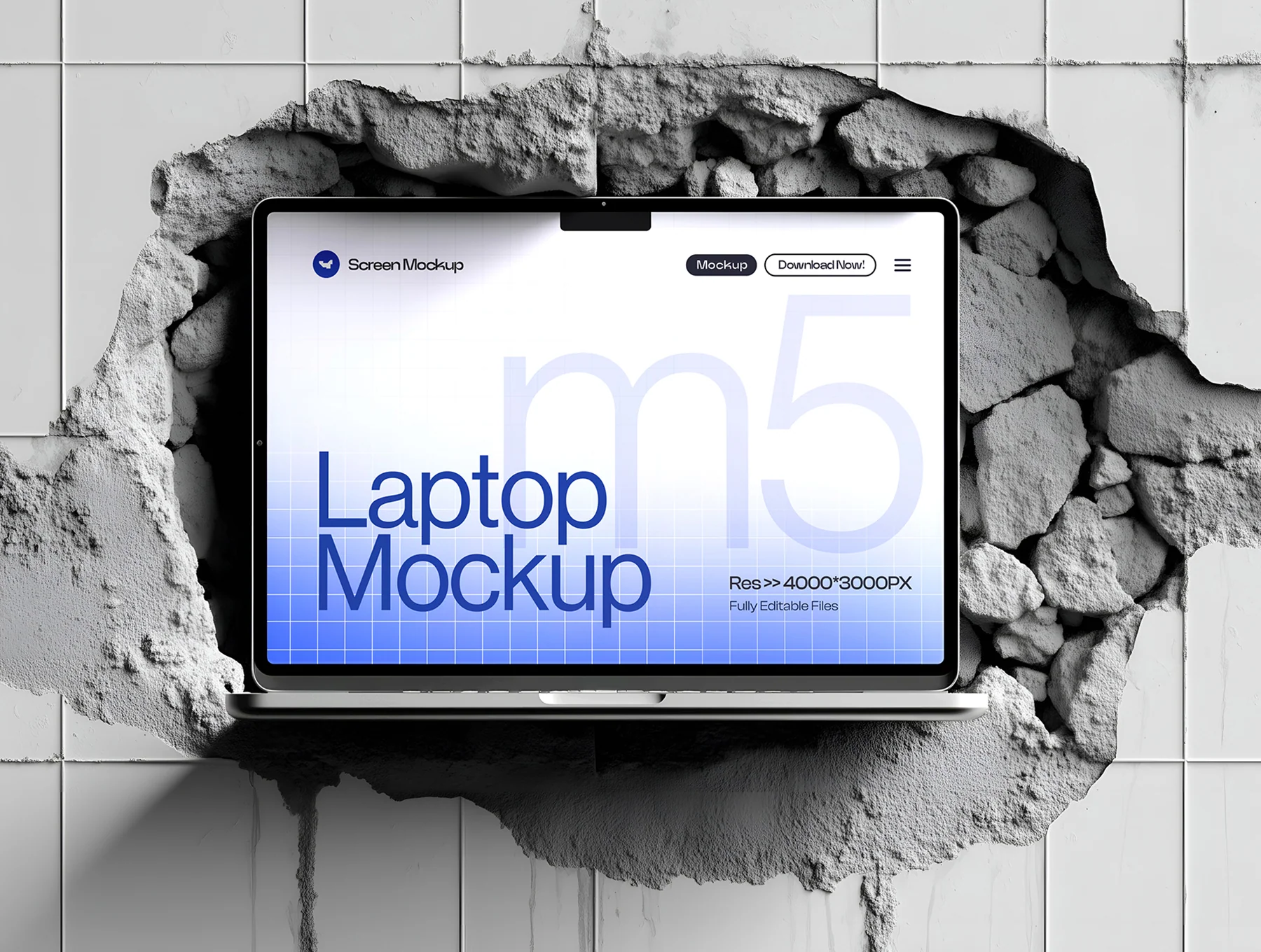 MacBook Pro Screen Mockup - 06 Scene 6