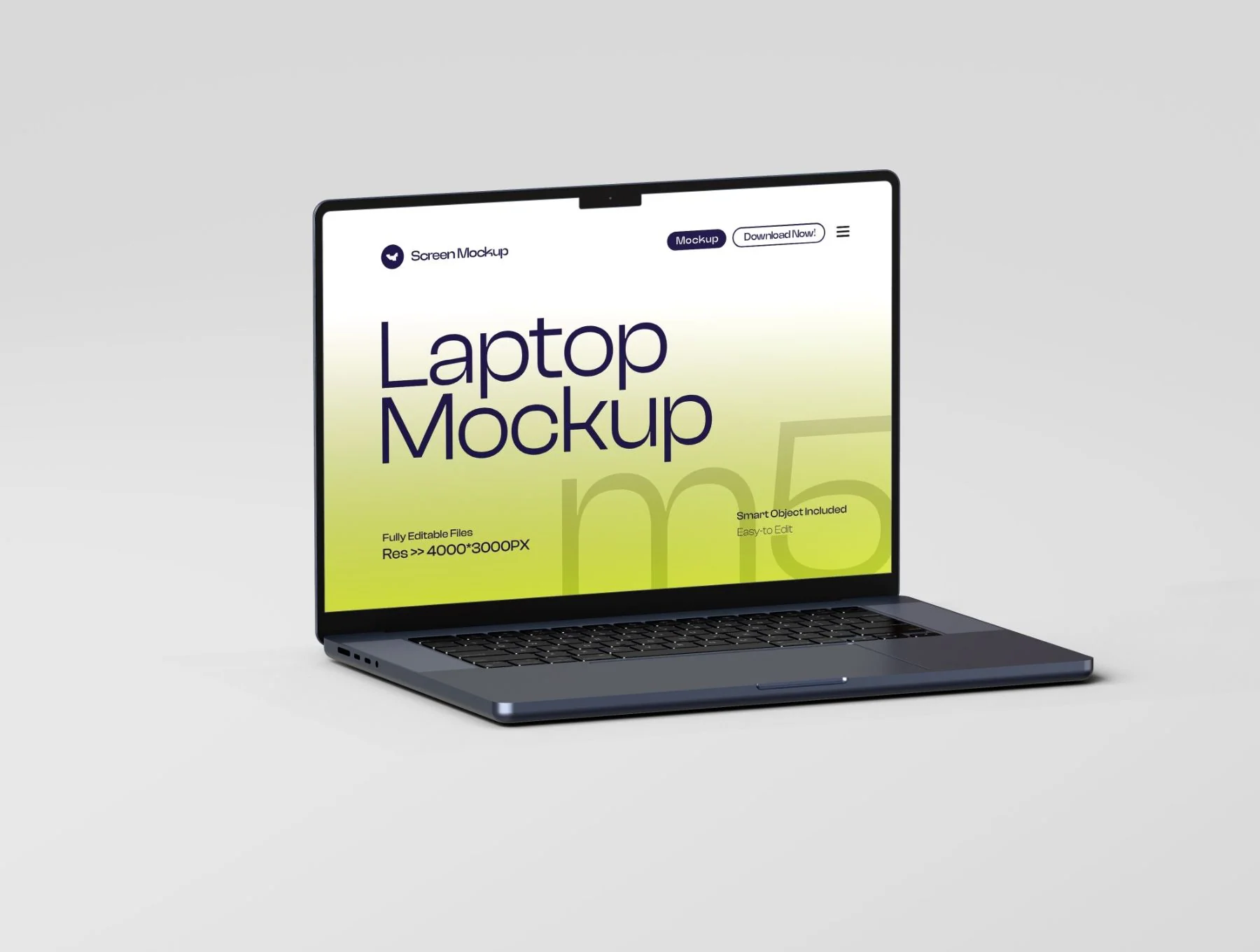 Macbook Screen Mockup Set - 03 High Quality Scene 3