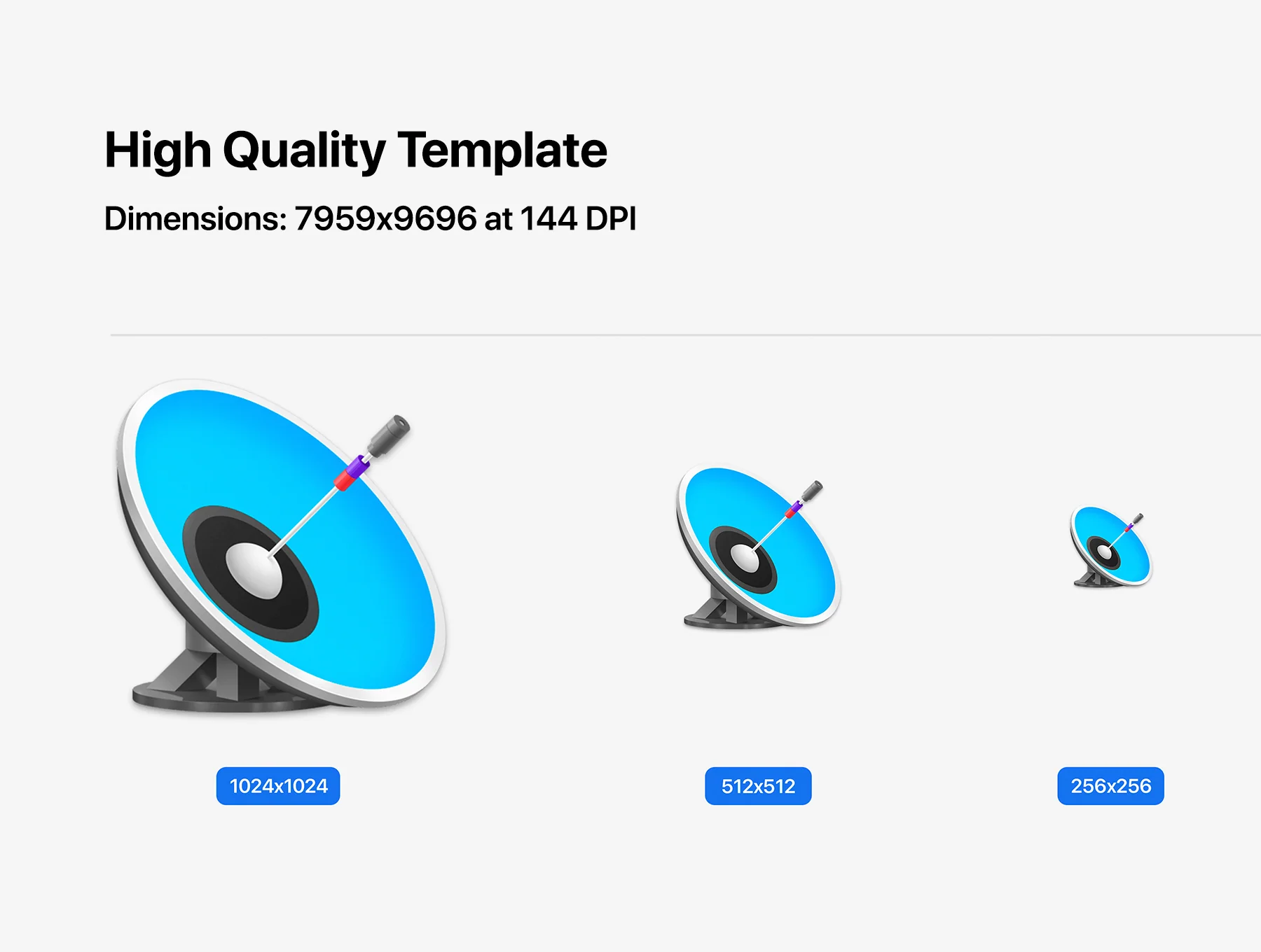 MacOS Template Icon Mockup 3