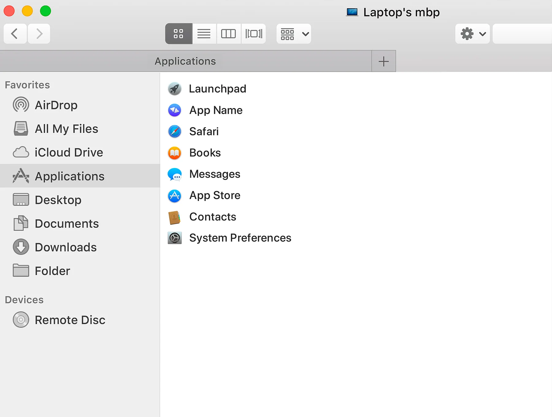 MacOS Template Icon Mockup 7