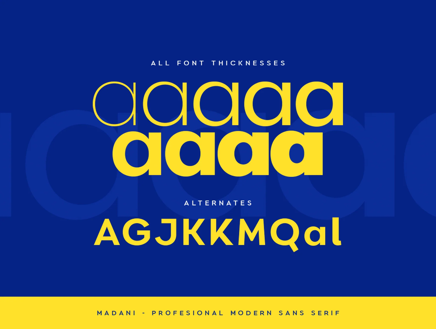 Madani Font Family 9