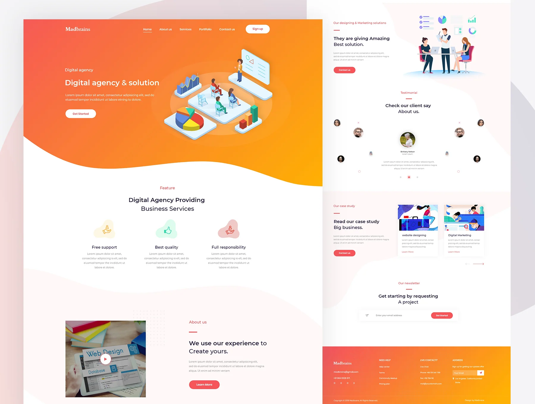 Madbrains-Agency Landing page 6
