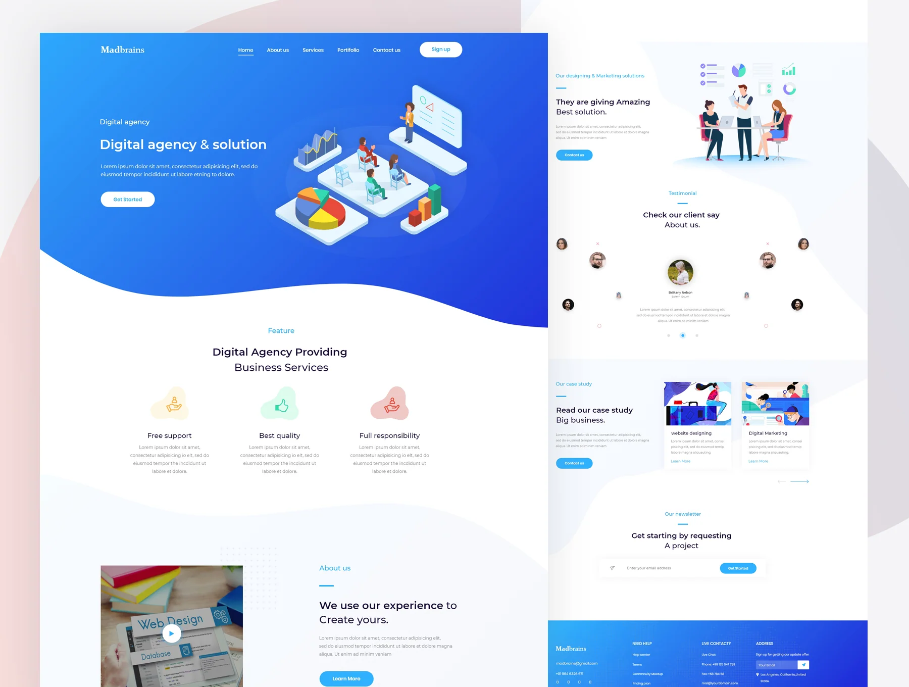 Madbrains-Agency Landing page 7