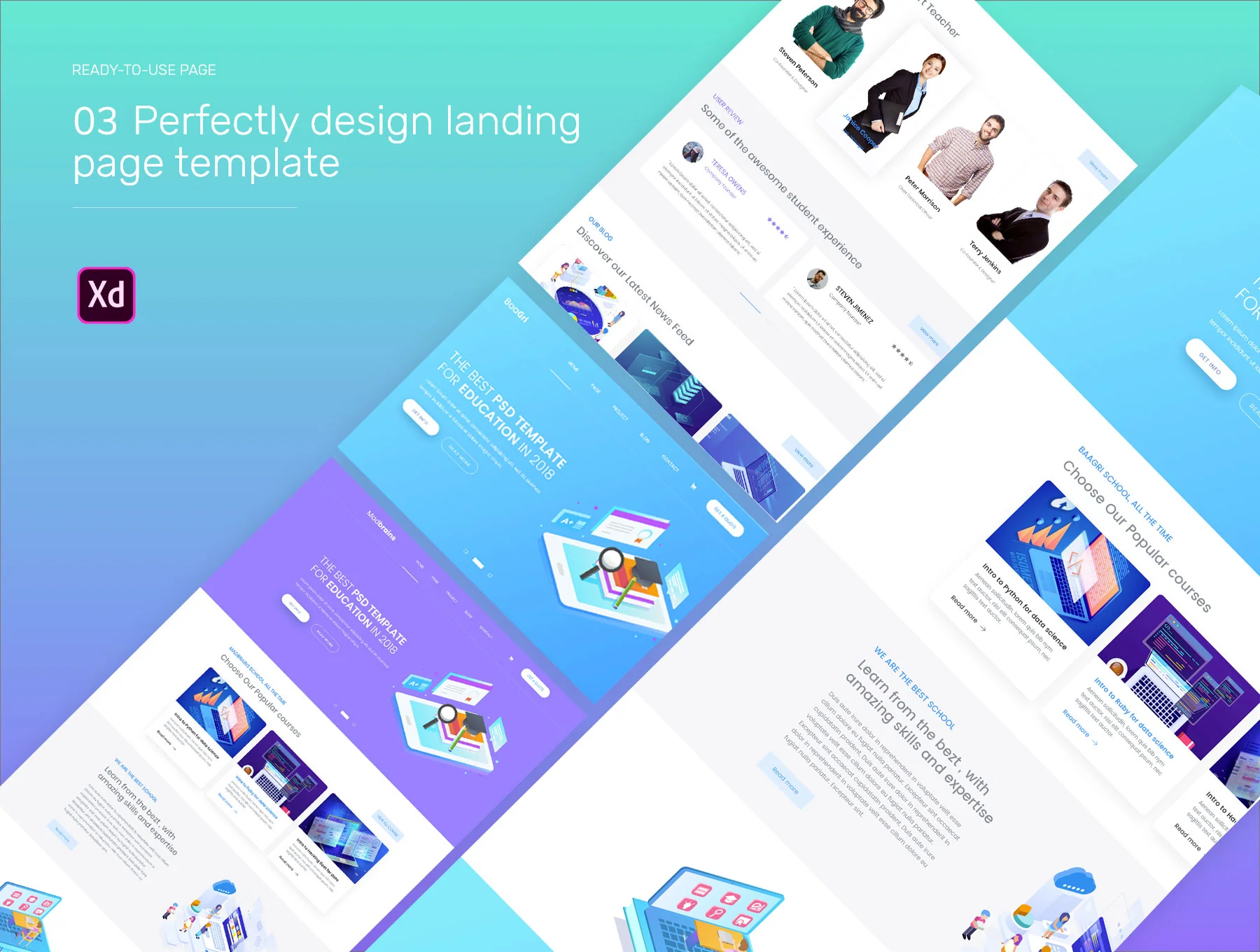 Madbrains UIUX Landing page