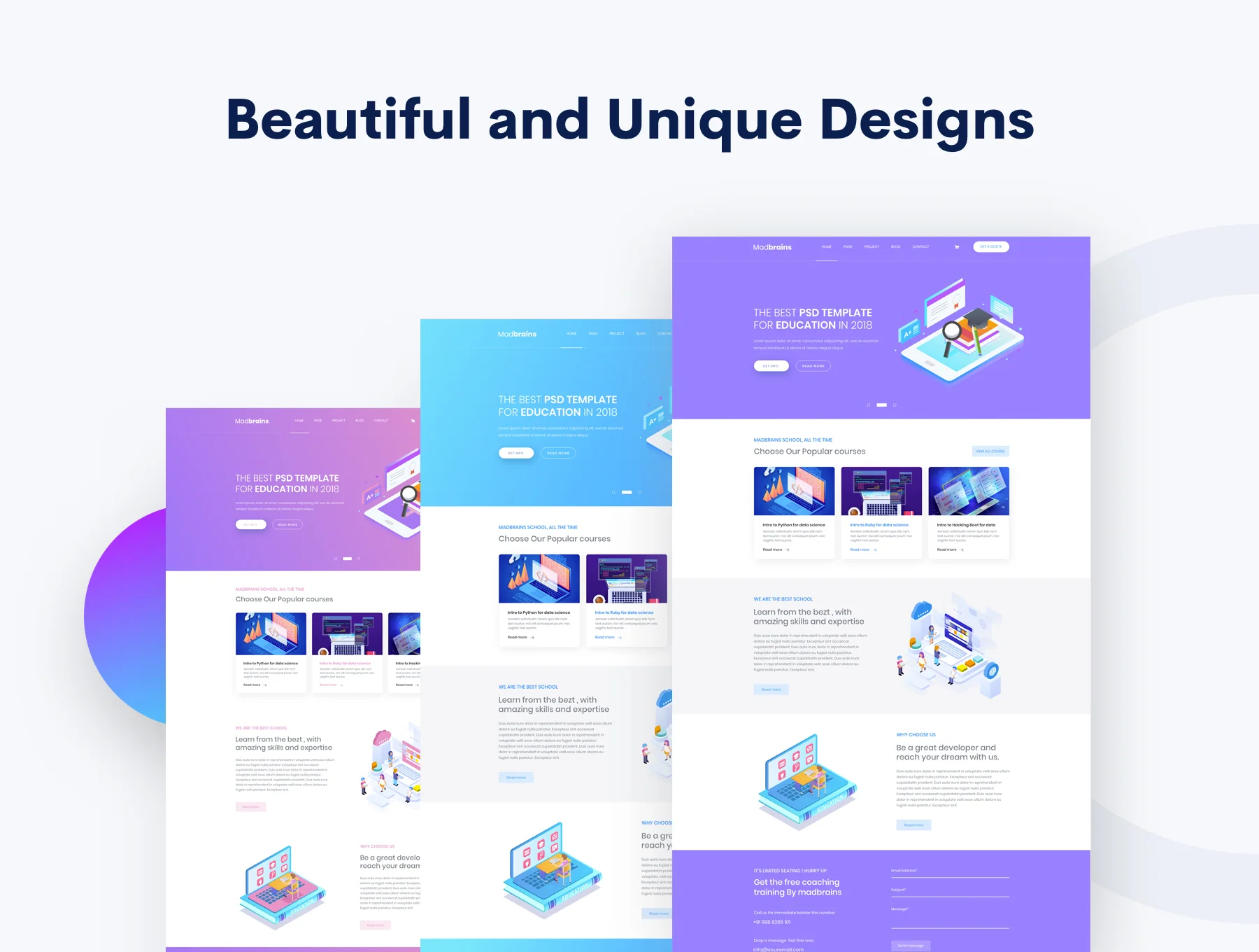 Madbrains UIUX Landing page 5