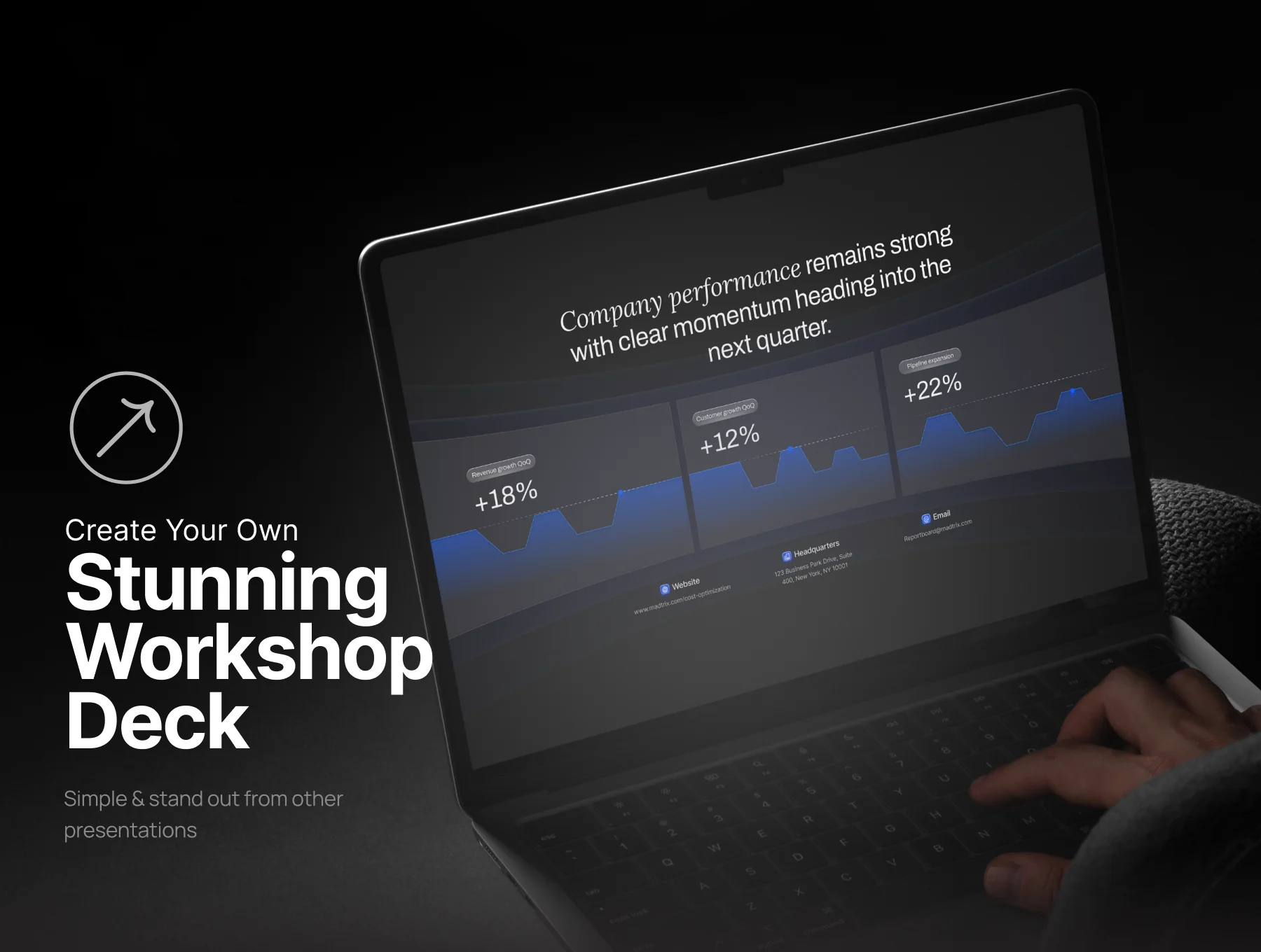 Pitch Deck Infographic Quarterly Board Report - Madtrix 6
