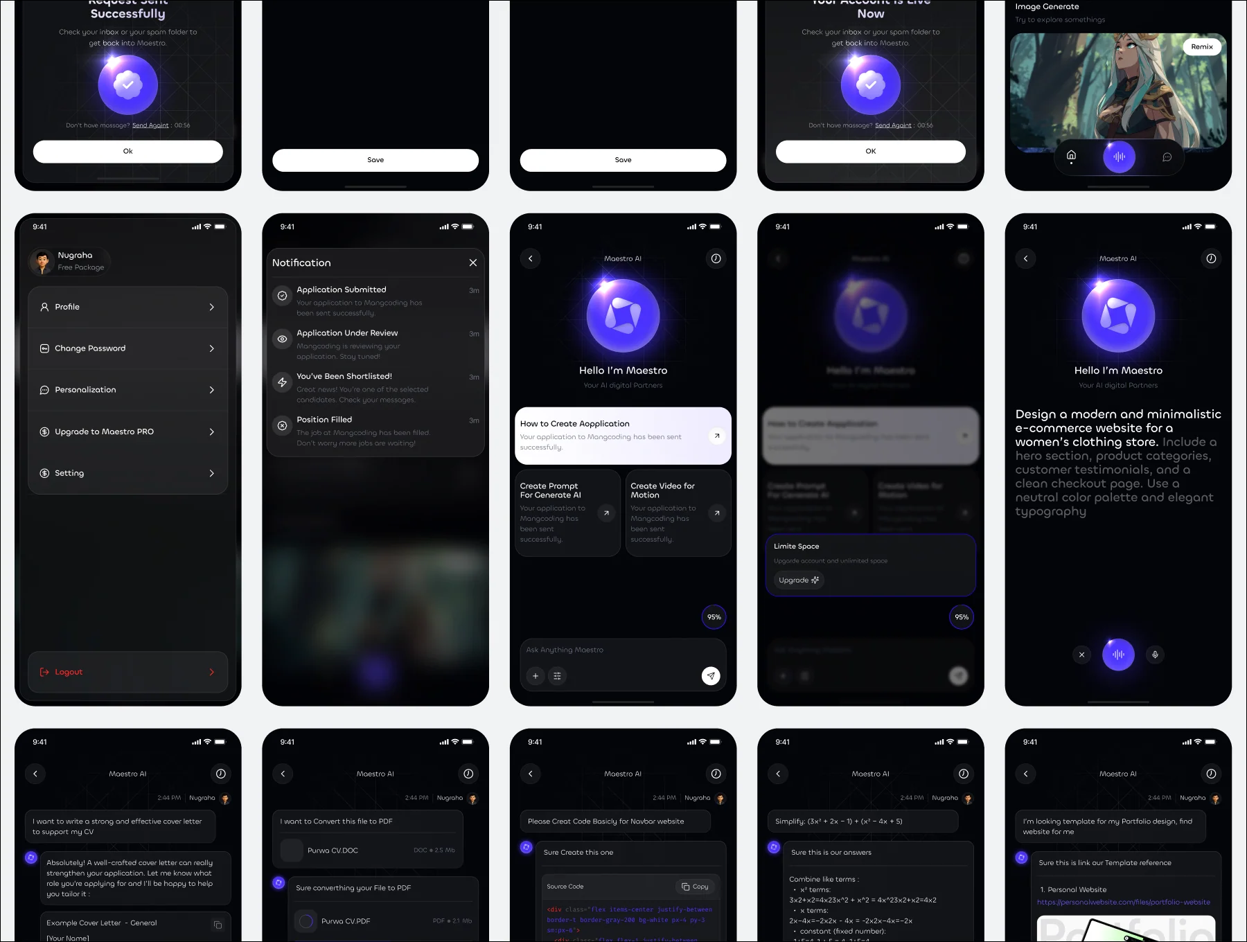 Maesttro - Chat Bot Artificial Intelligence Application 4