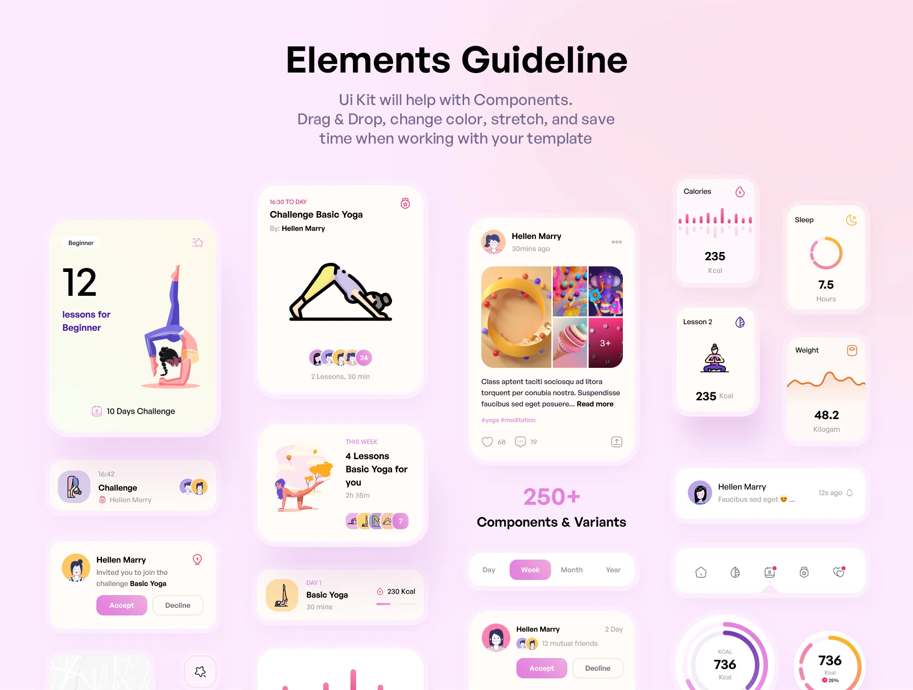 Maga - Yoga & Meditation UI Kit 4