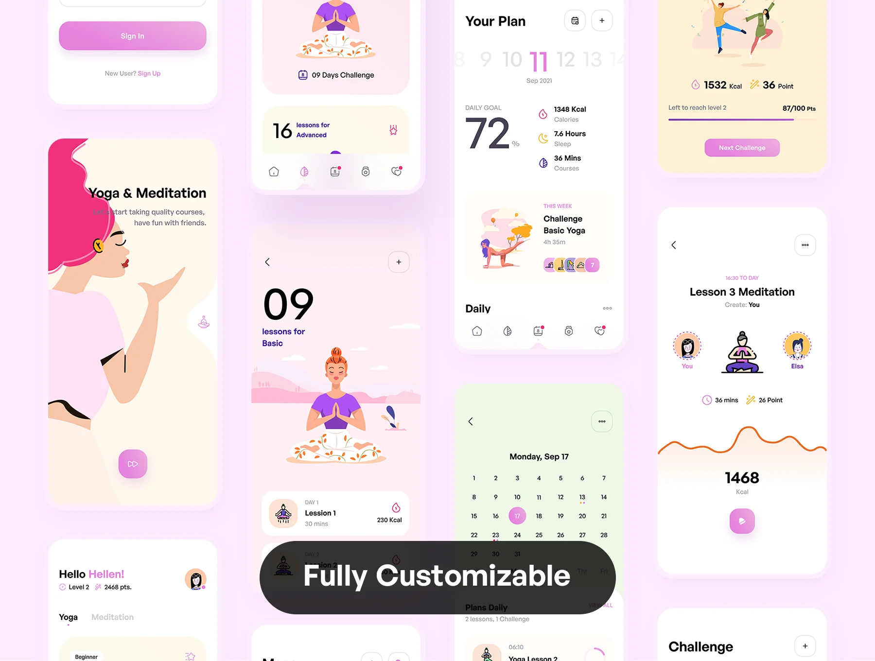 Maga - Yoga & Meditation UI Kit 7