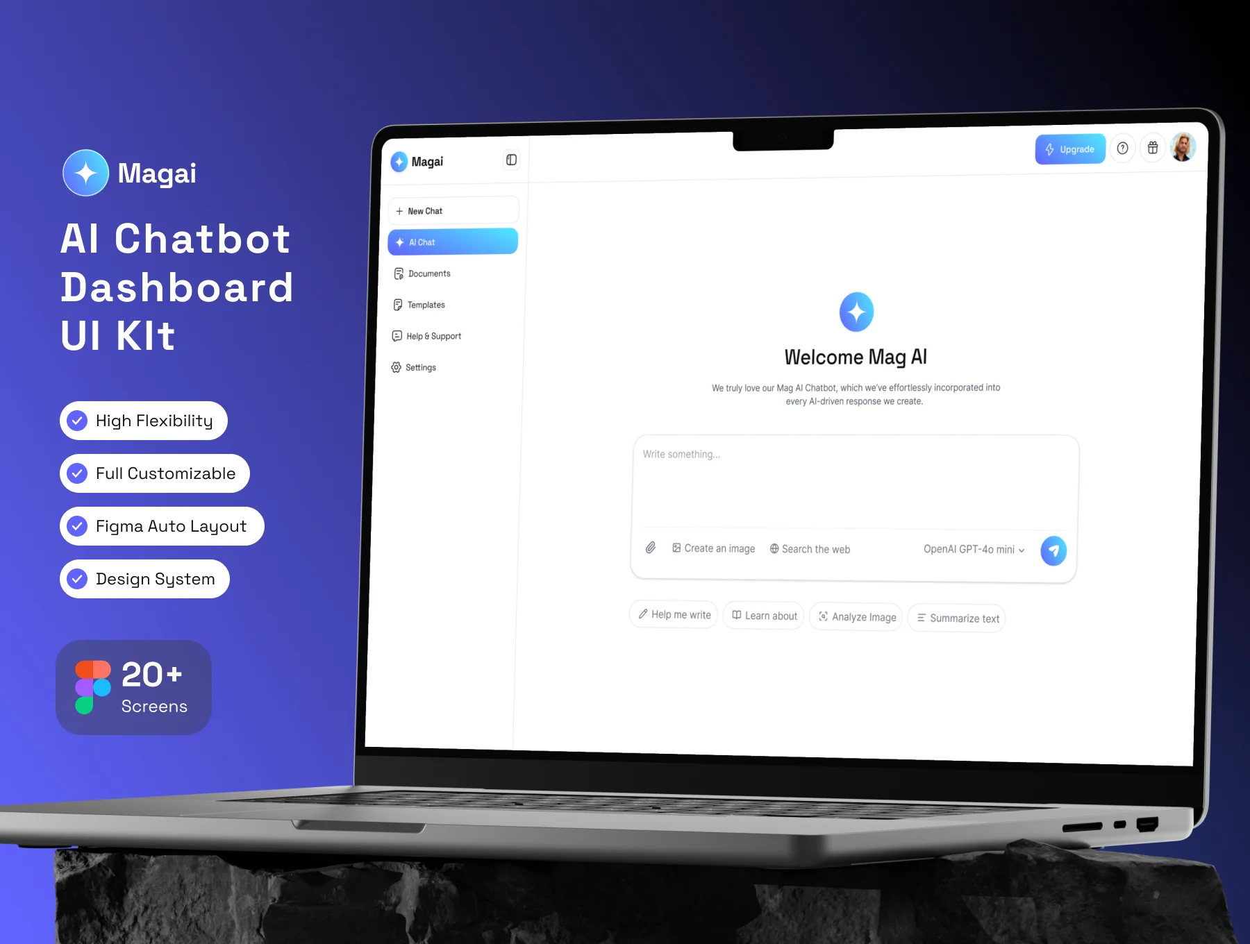MagAI - AI Chat Dashboard UI Kit