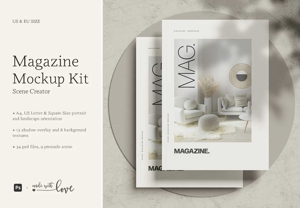 Magazine Mockup Kit
