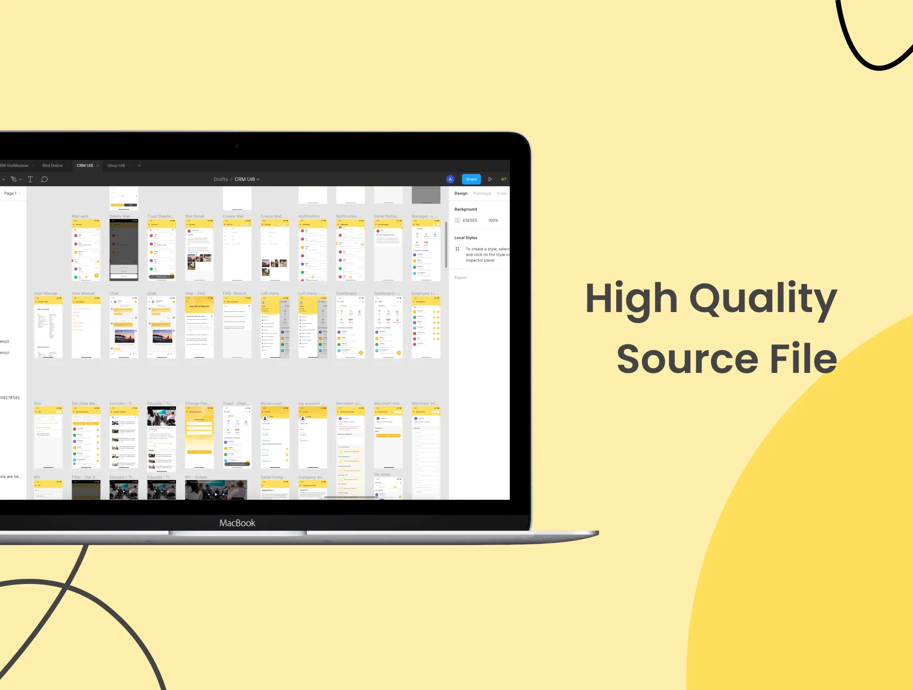 MagCRM - Customer Relationship Management Mobile App UI Kit 3