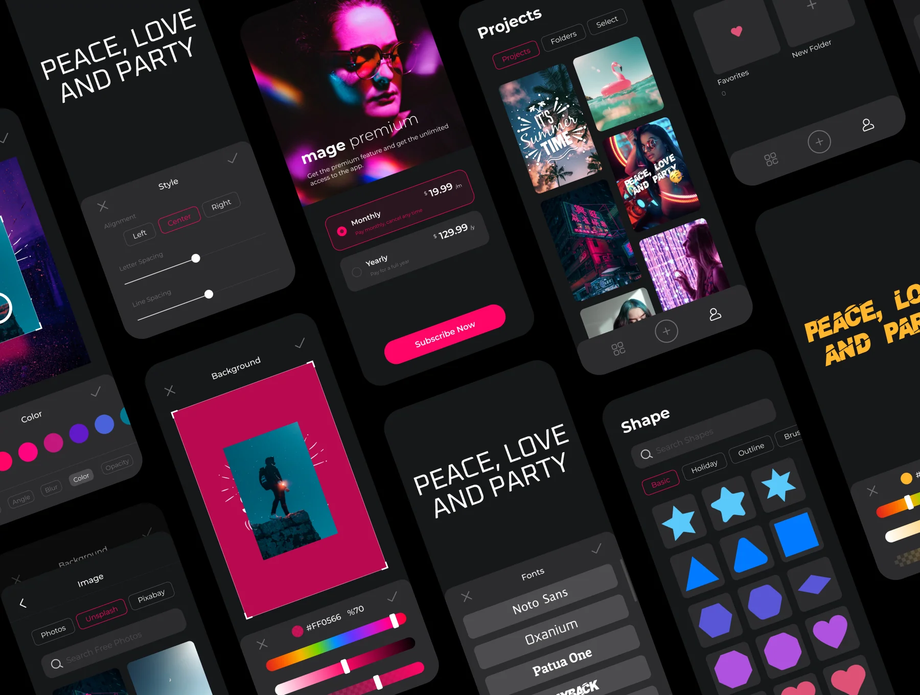 Mage Photo Edit App UI Kit 5