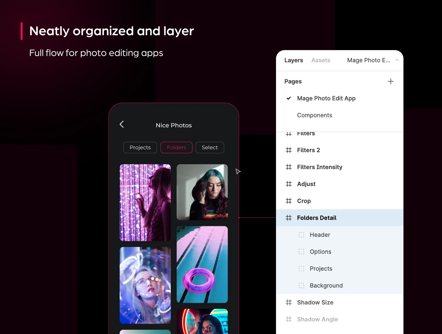 Mage Photo Edit App UI Kit 6