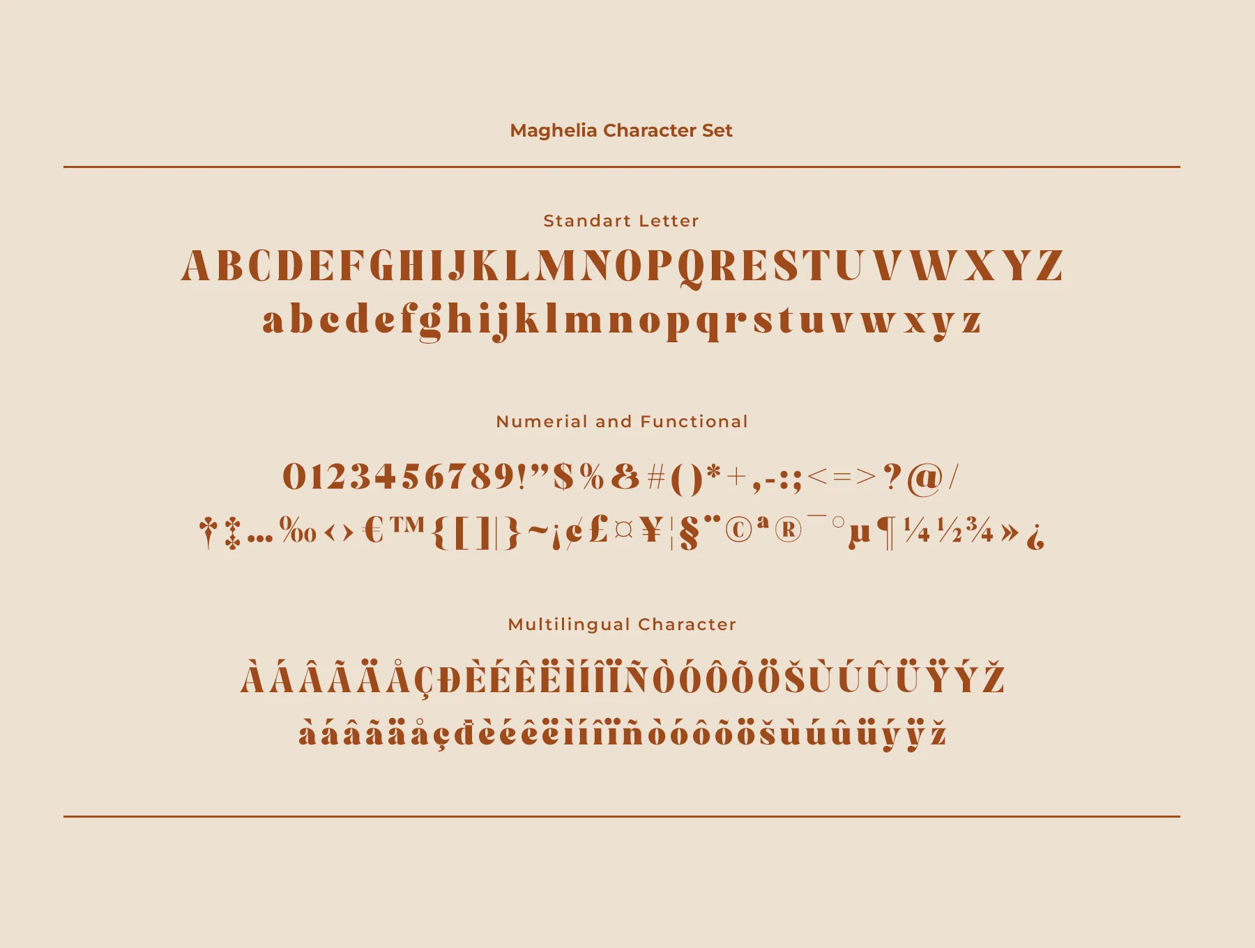 Maghelia Serif Font 8