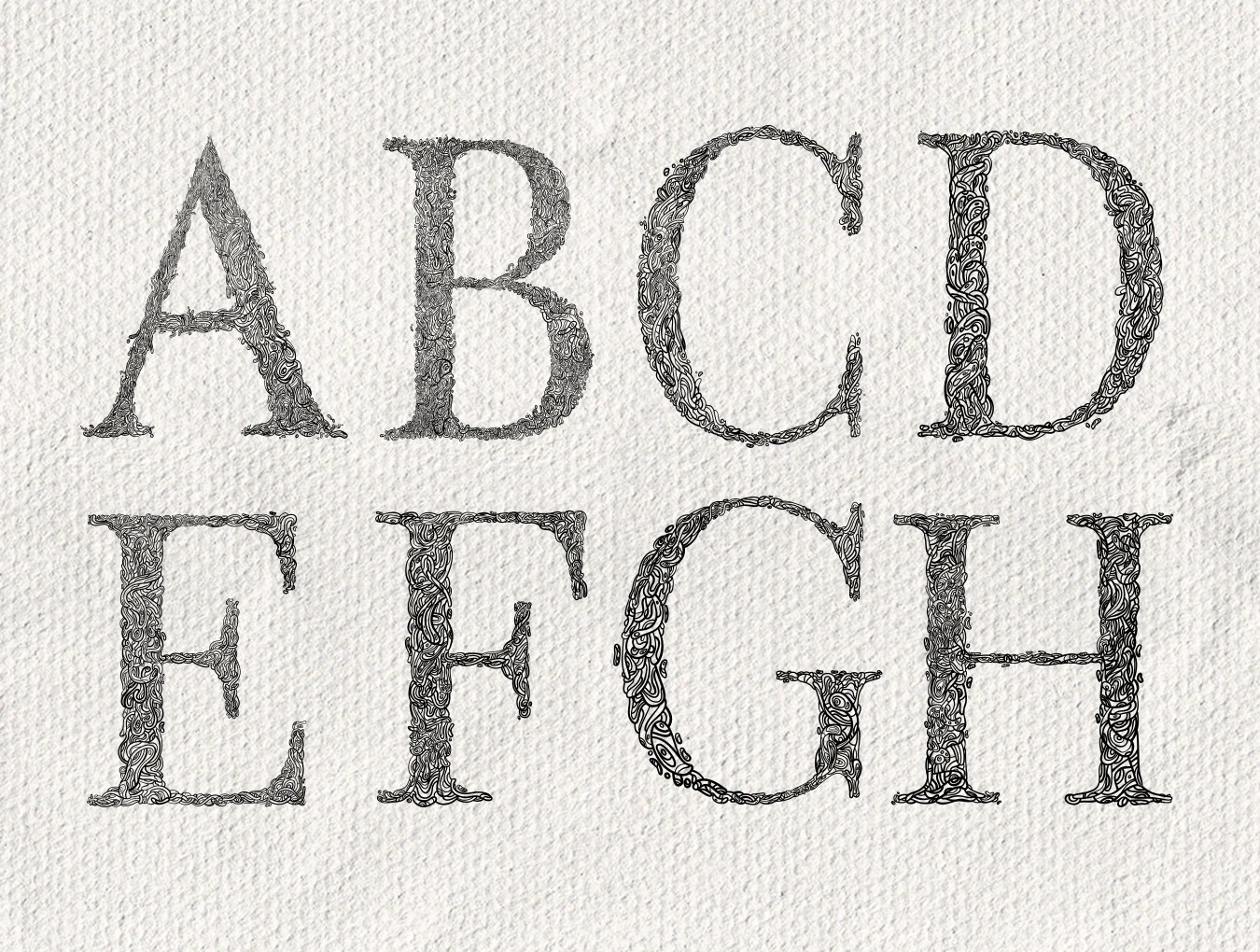Magic Forest Lettering 2