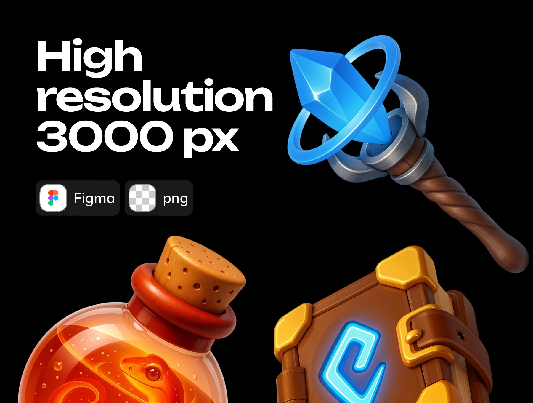 Magical 3d Game Icons 4
