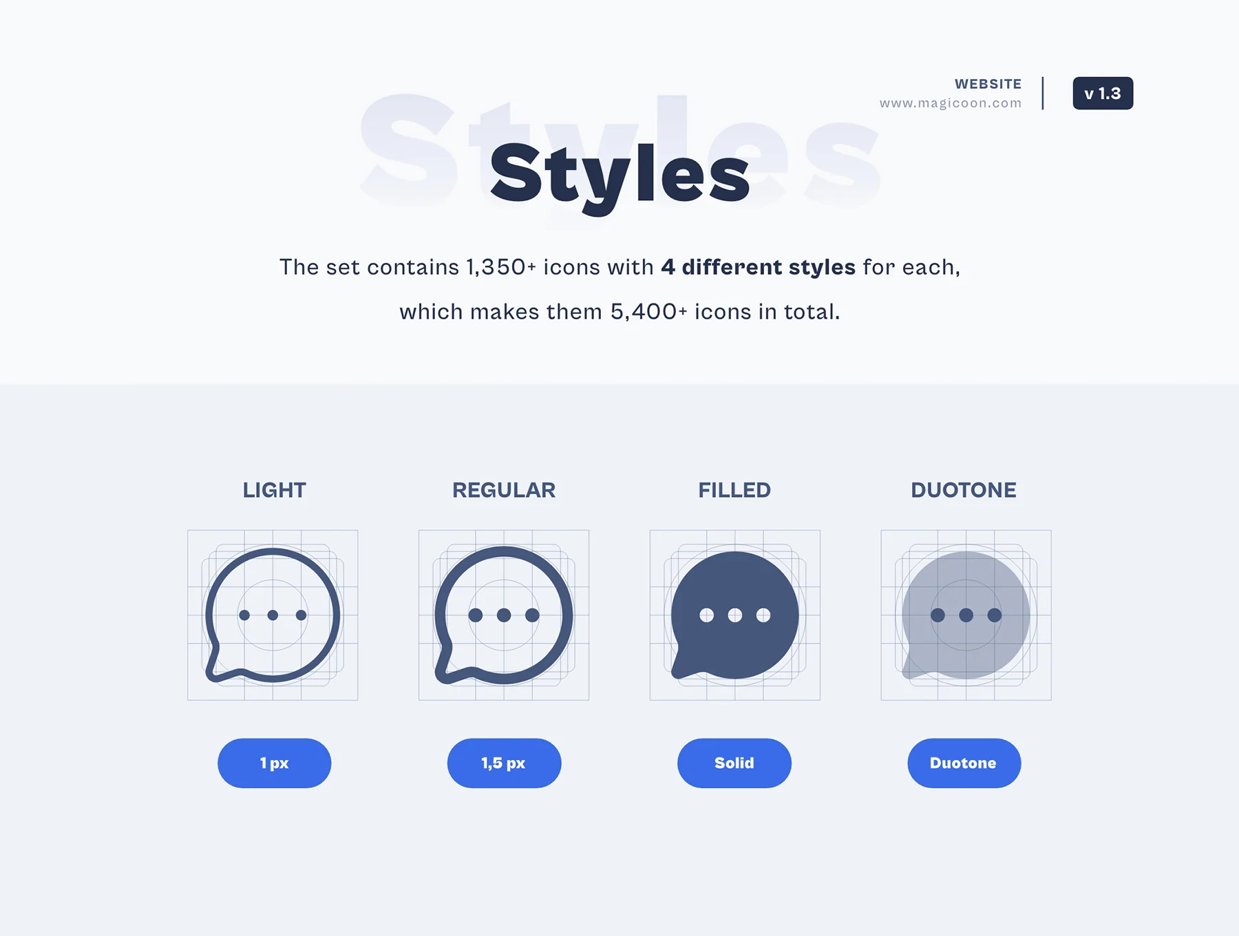 magicoon - 5,400+ UI icons library 3