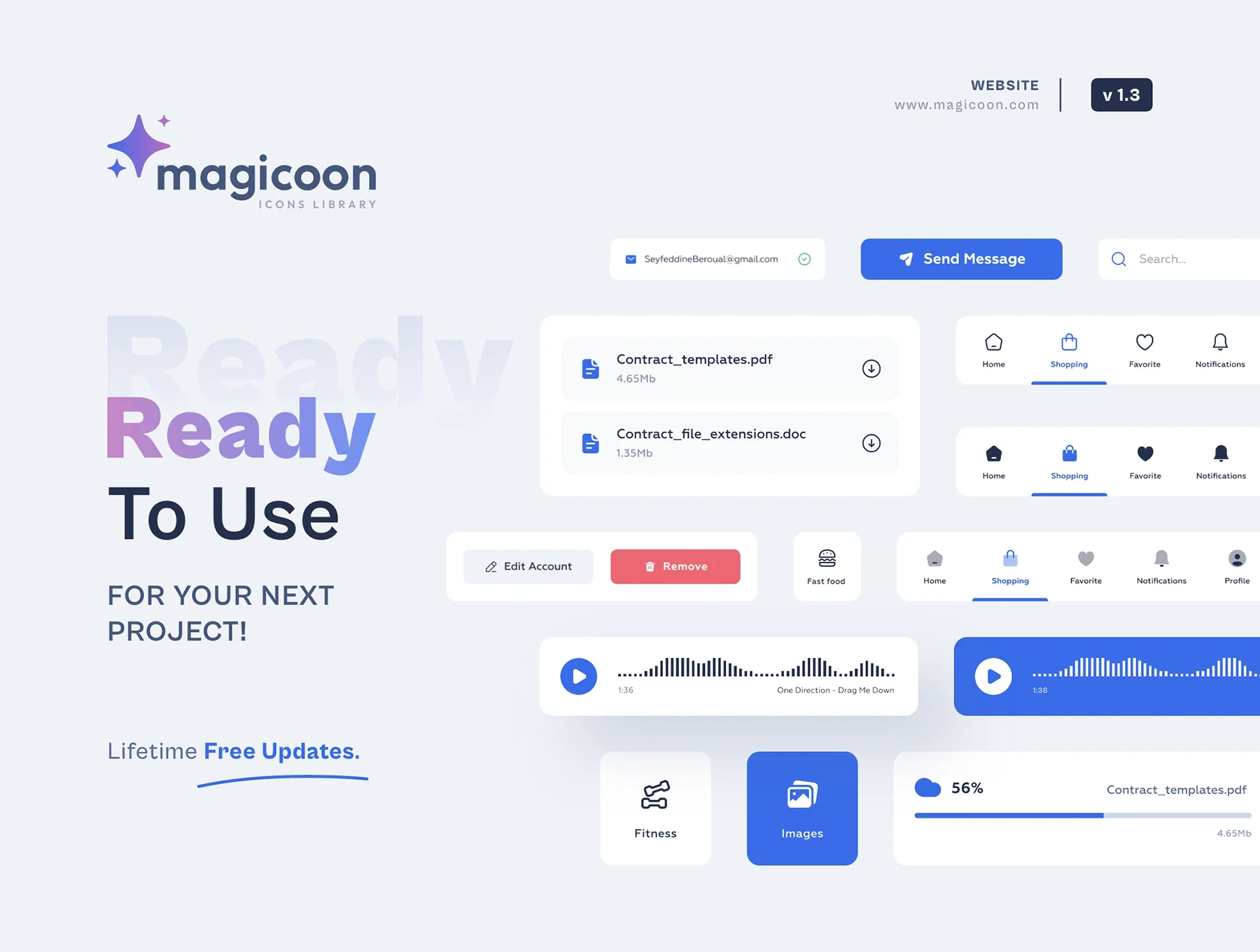 magicoon - 5,400+ UI icons library 6