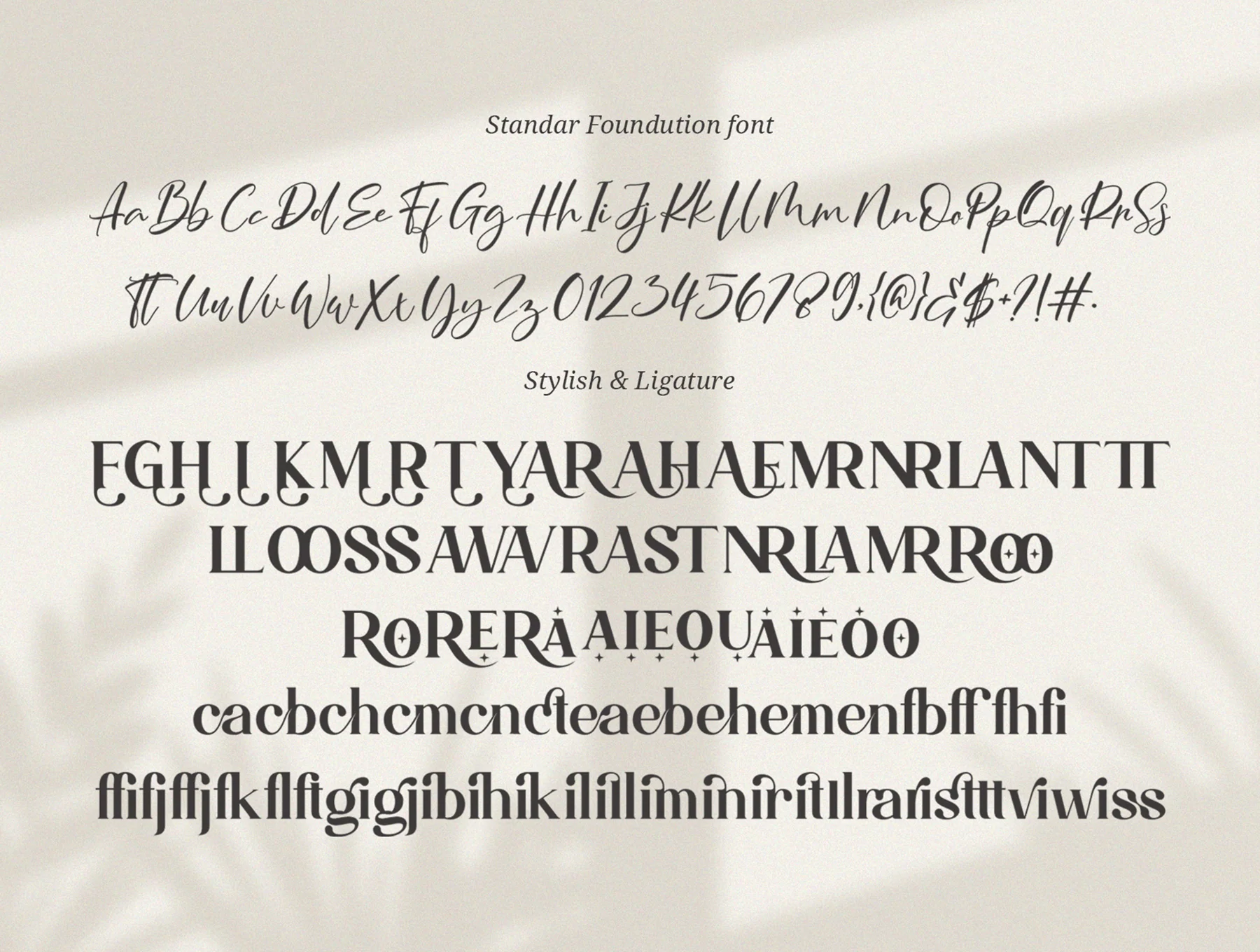 Magistic - Duo Ligature Typeface 4