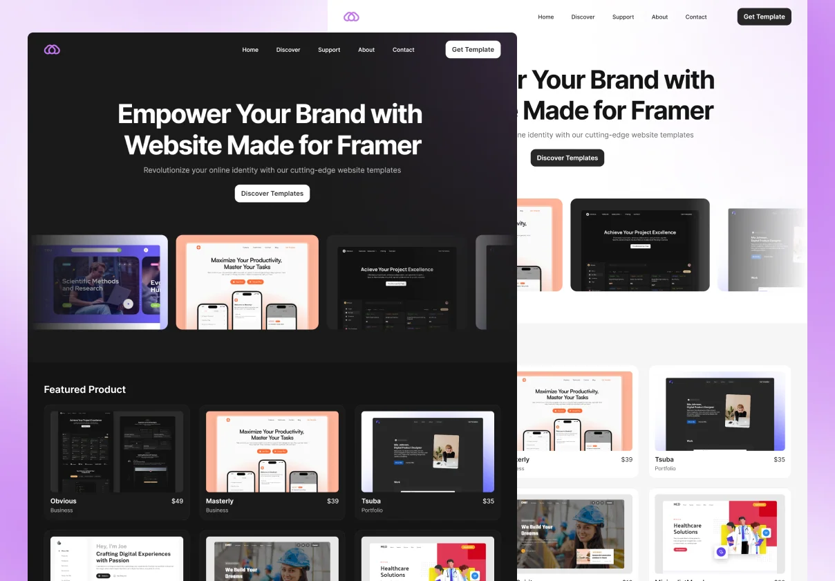 Magnify - Marketplace Template for Framer