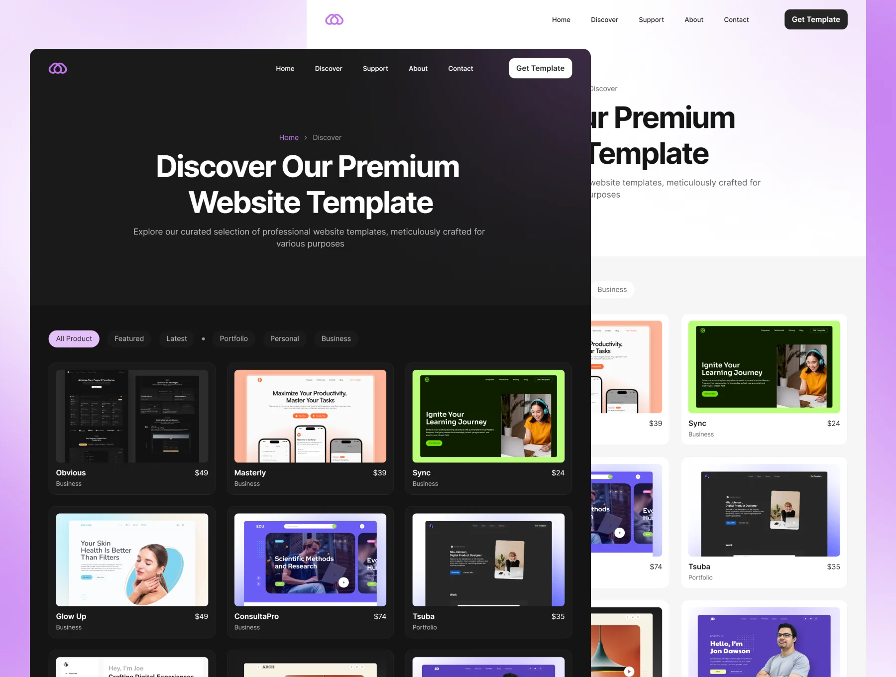 Magnify - Marketplace Template for Framer 2