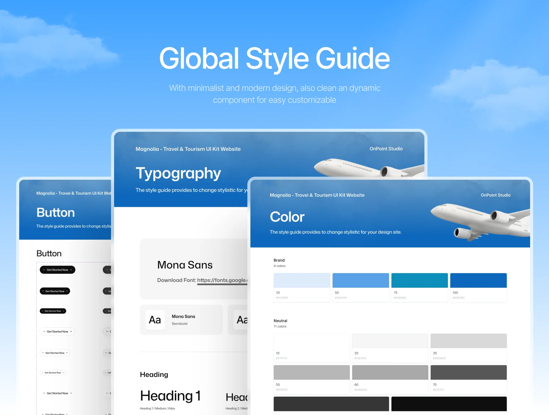 Magnolia - Travel & Tourism UI Kit Website 3