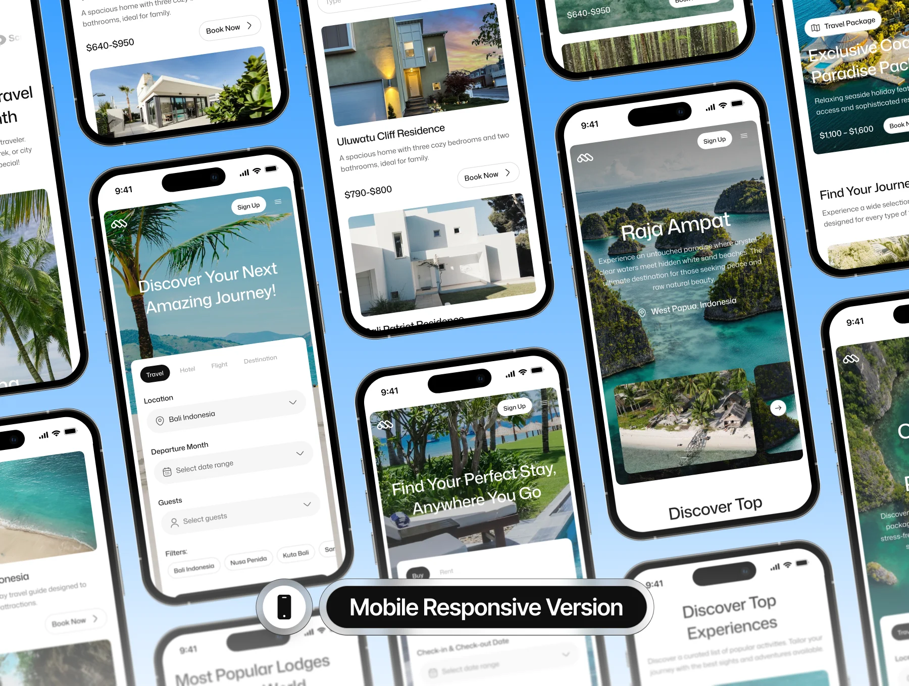 Magnolia - Travel & Tourism UI Kit Website 4
