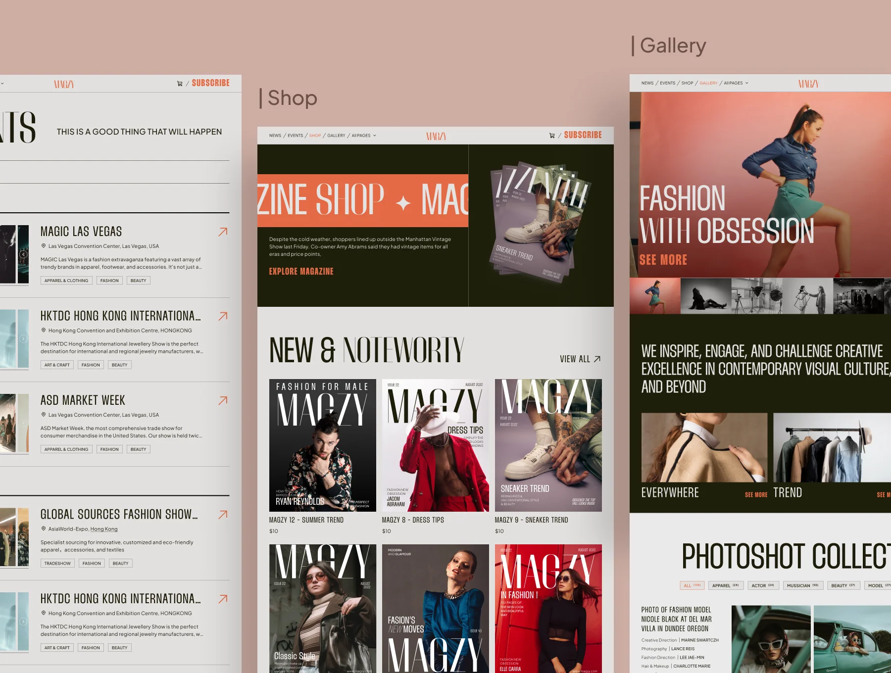 Magzy - Blog & Magazine Website UI Kit 4