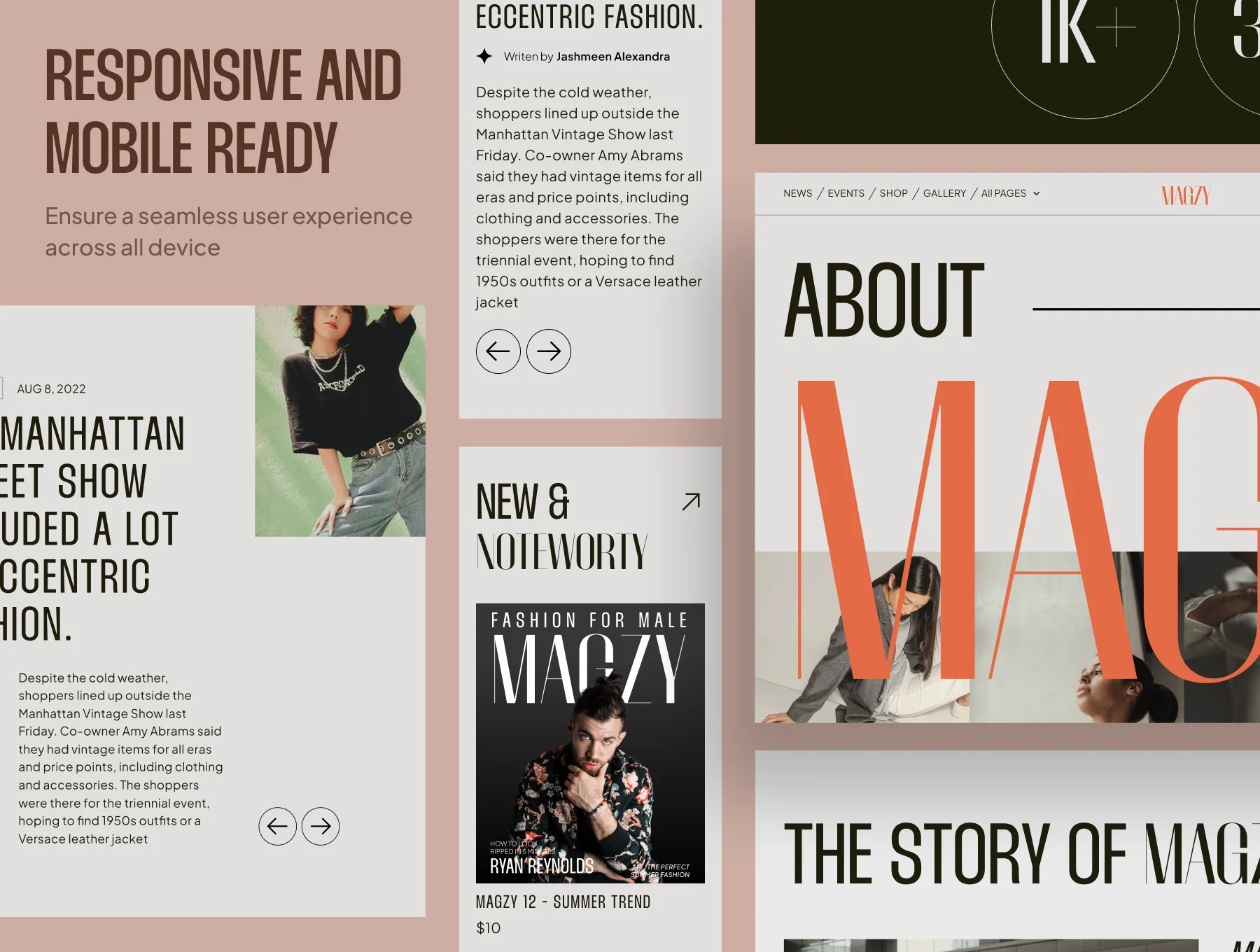 Magzy - Blog & Magazine Website UI Kit 7