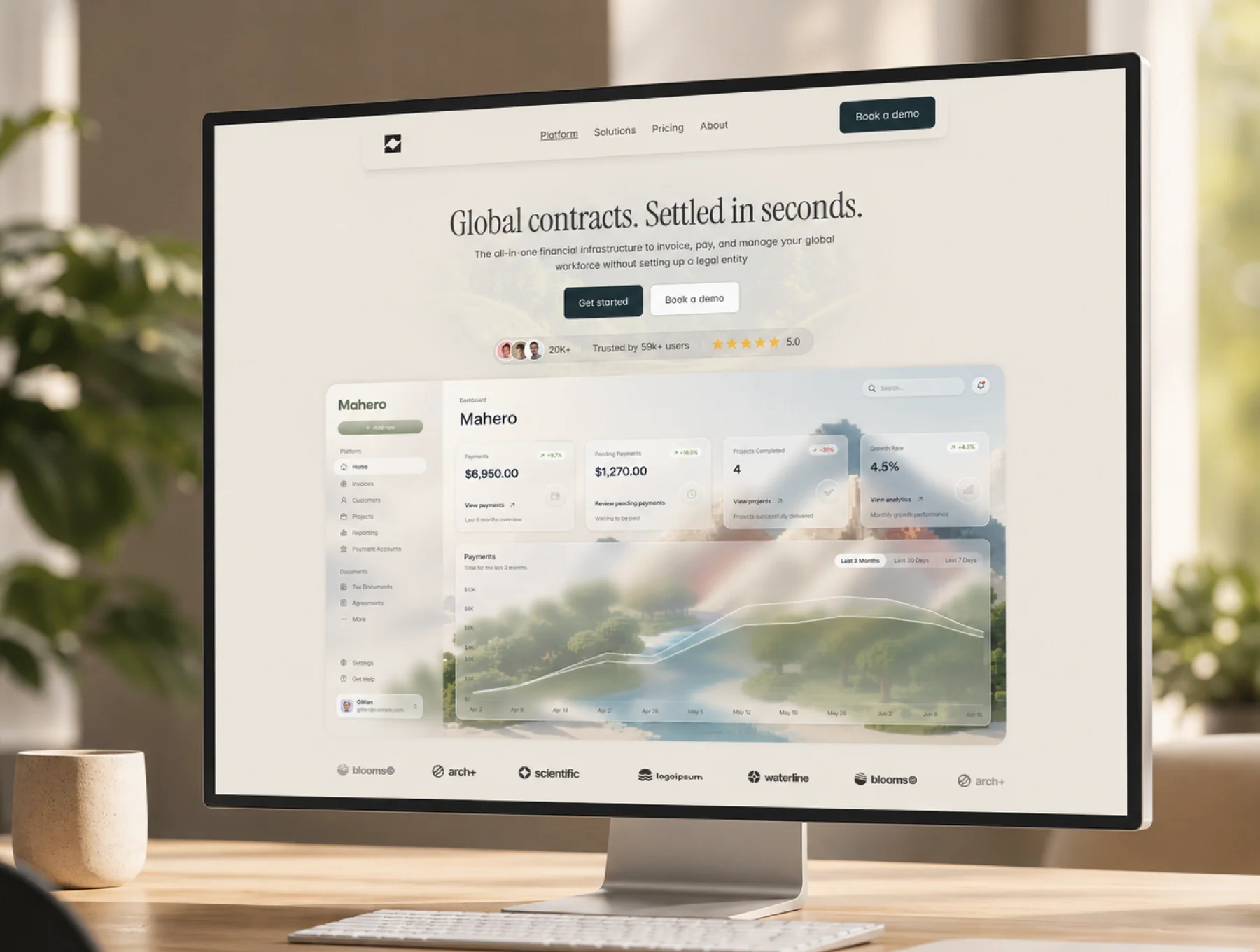 Mahero - Premium FinTech & SaaS Framer Template 3