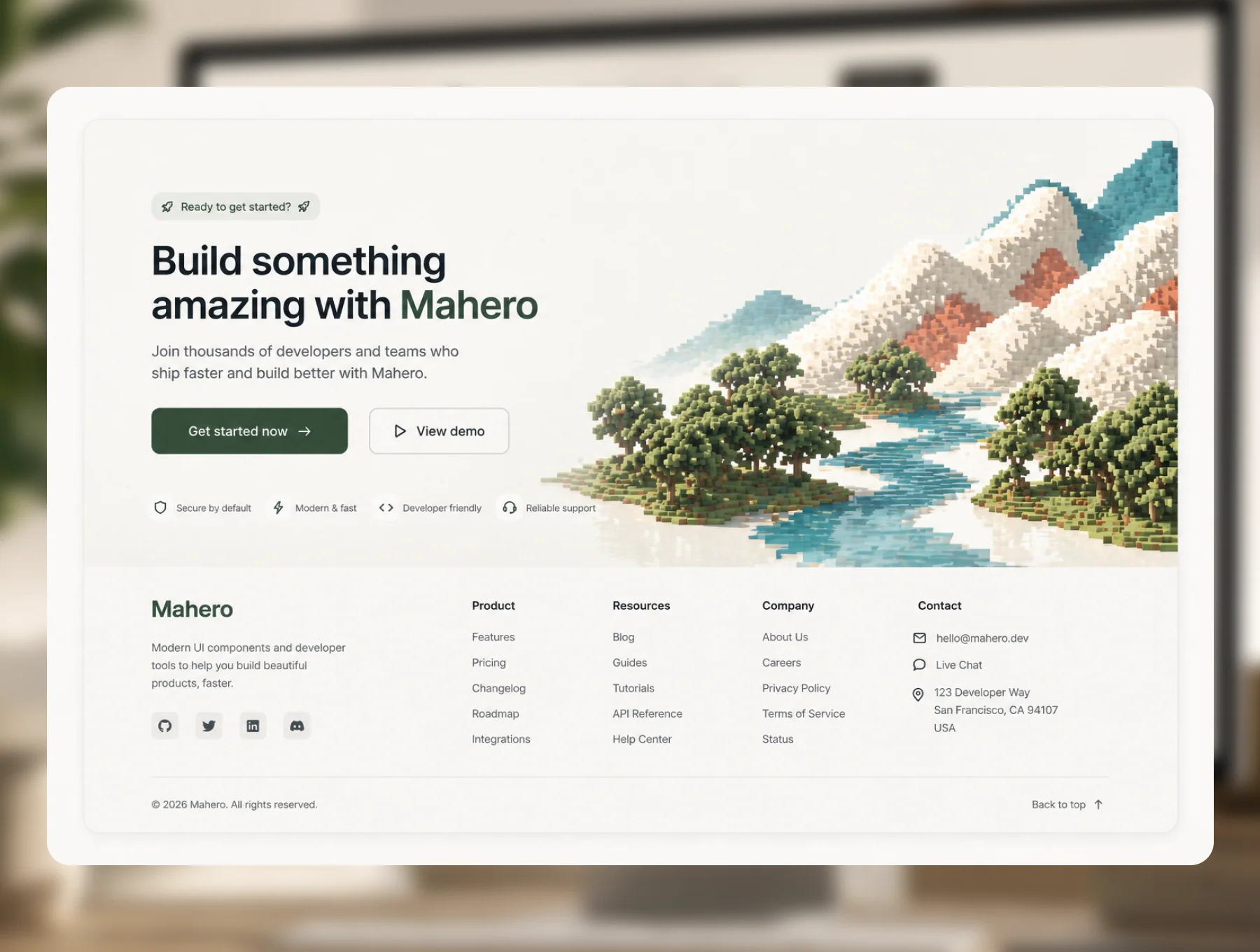 Mahero - Premium FinTech & SaaS Framer Template 5