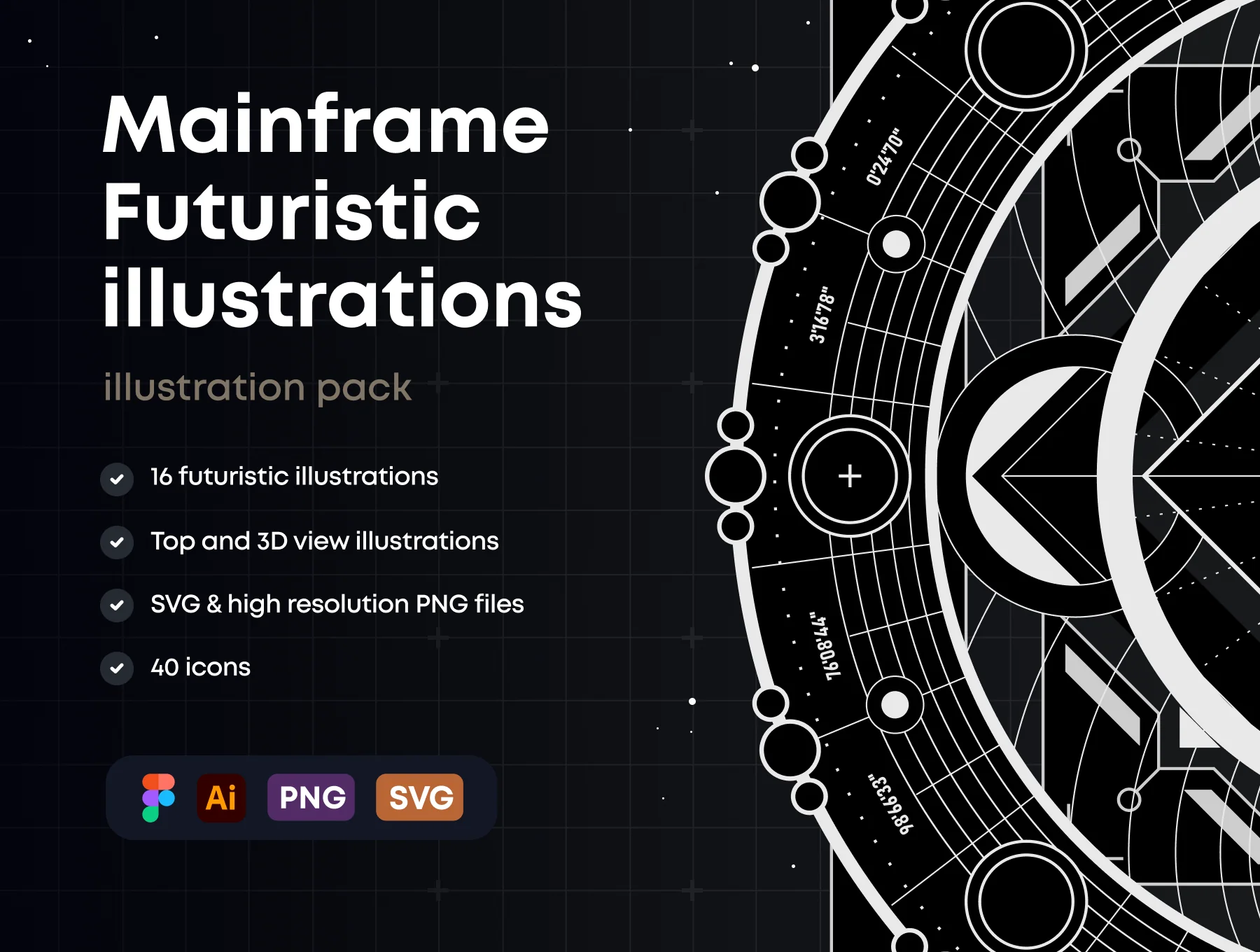 Mainframe: Futuristic Illustrations