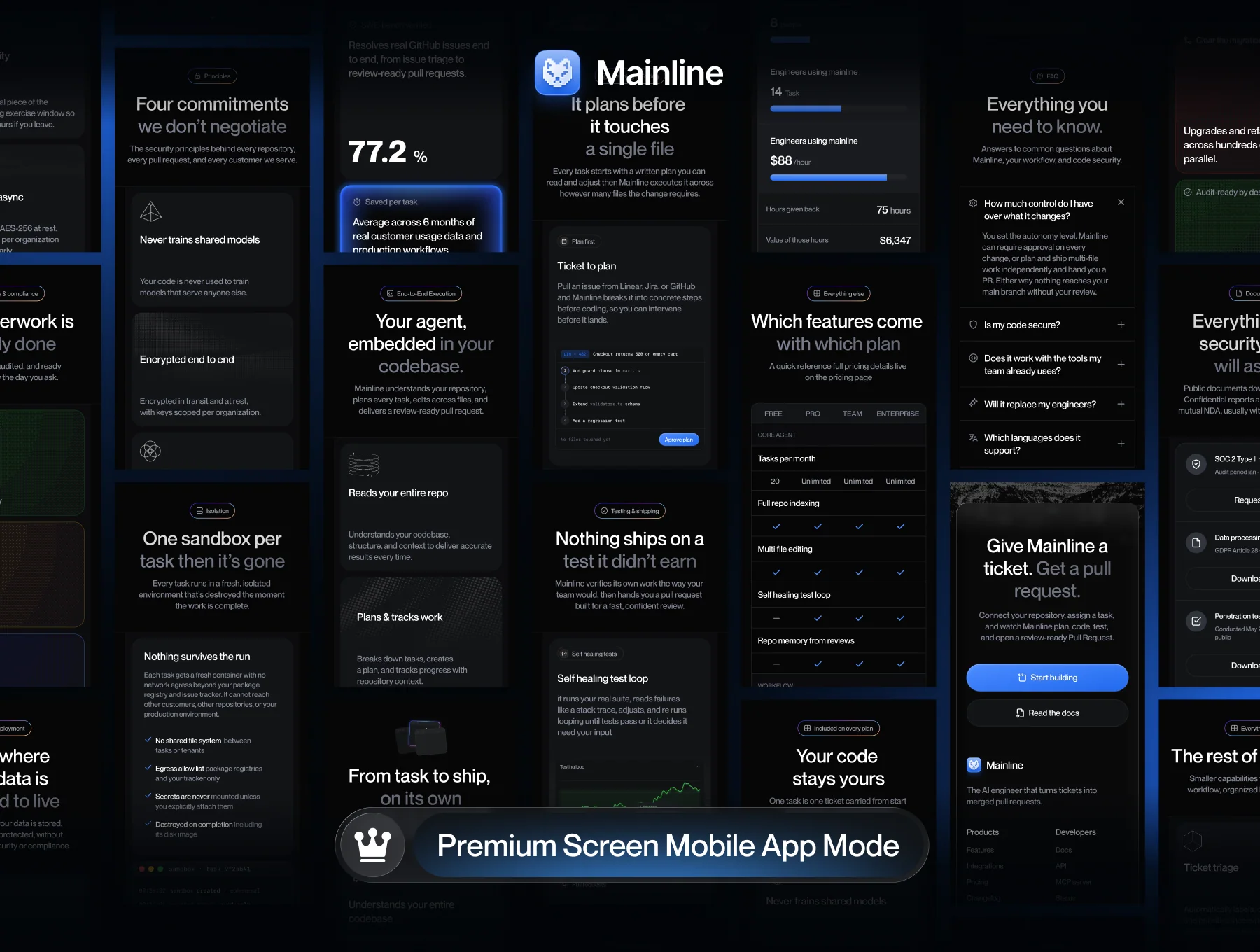 Mainline — AI Agents Website UI Kit 5