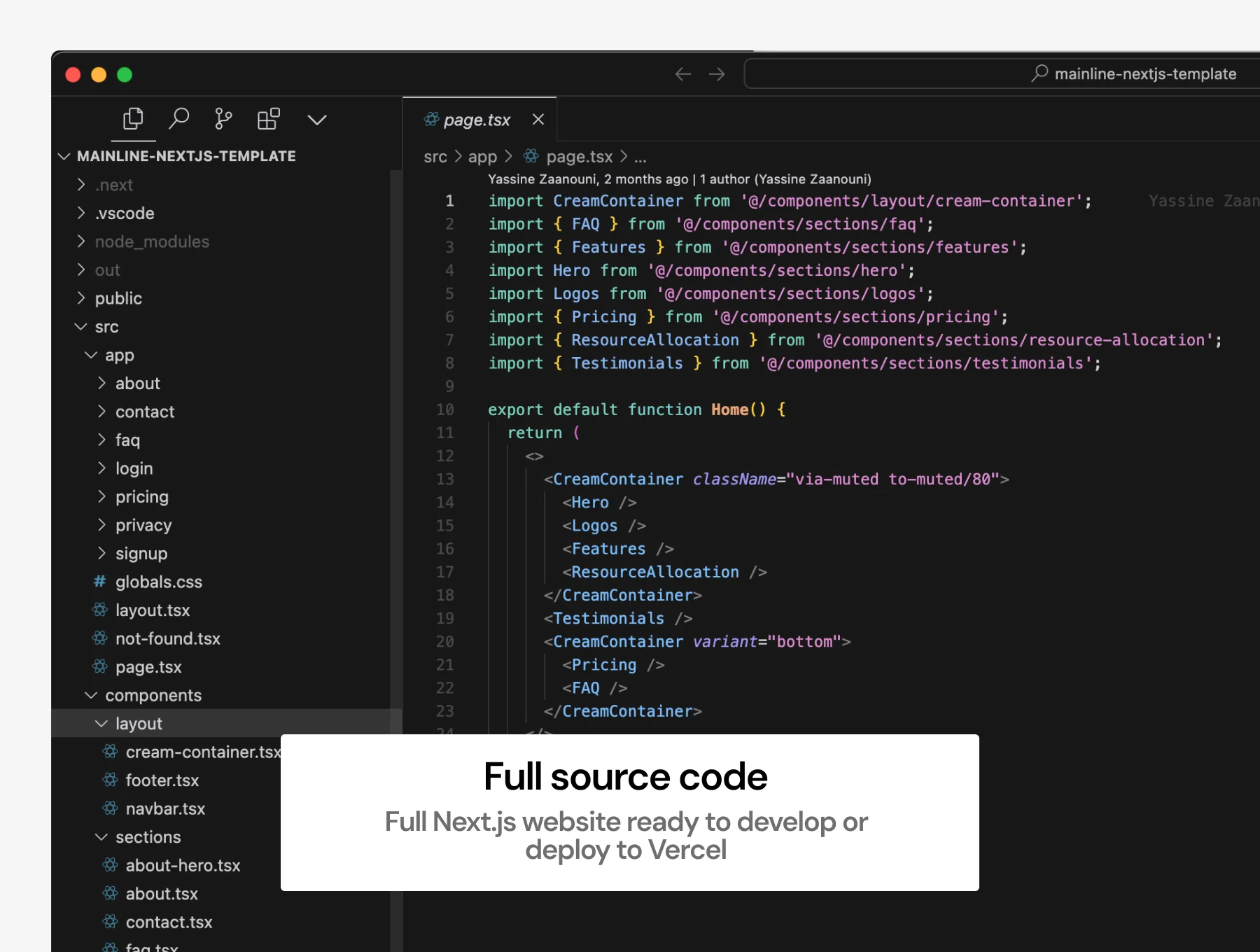 Mainline - Nextjs Template 4
